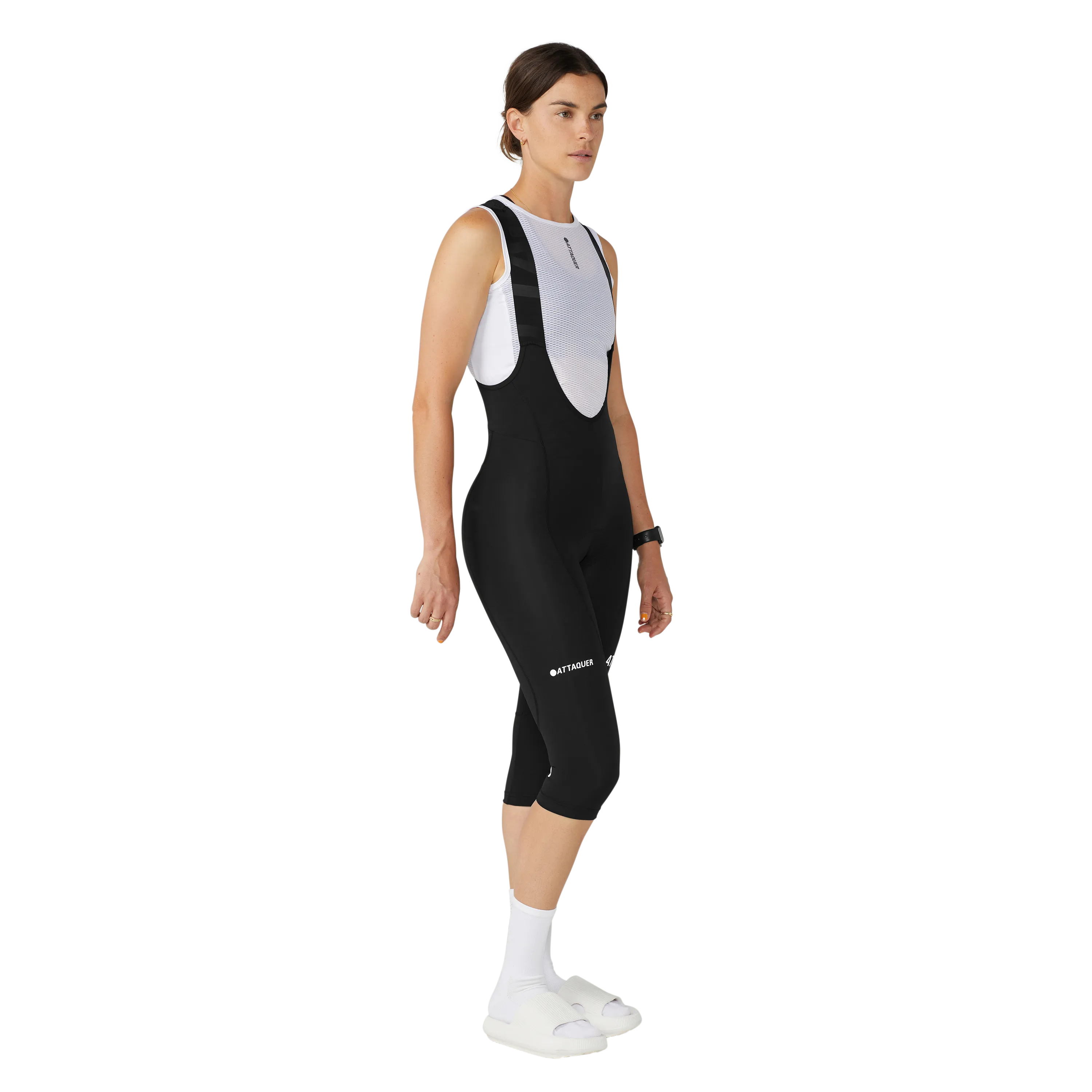 Womens All Day 3/4 Bib Black-Attaquer Dead Stock-Attaquer