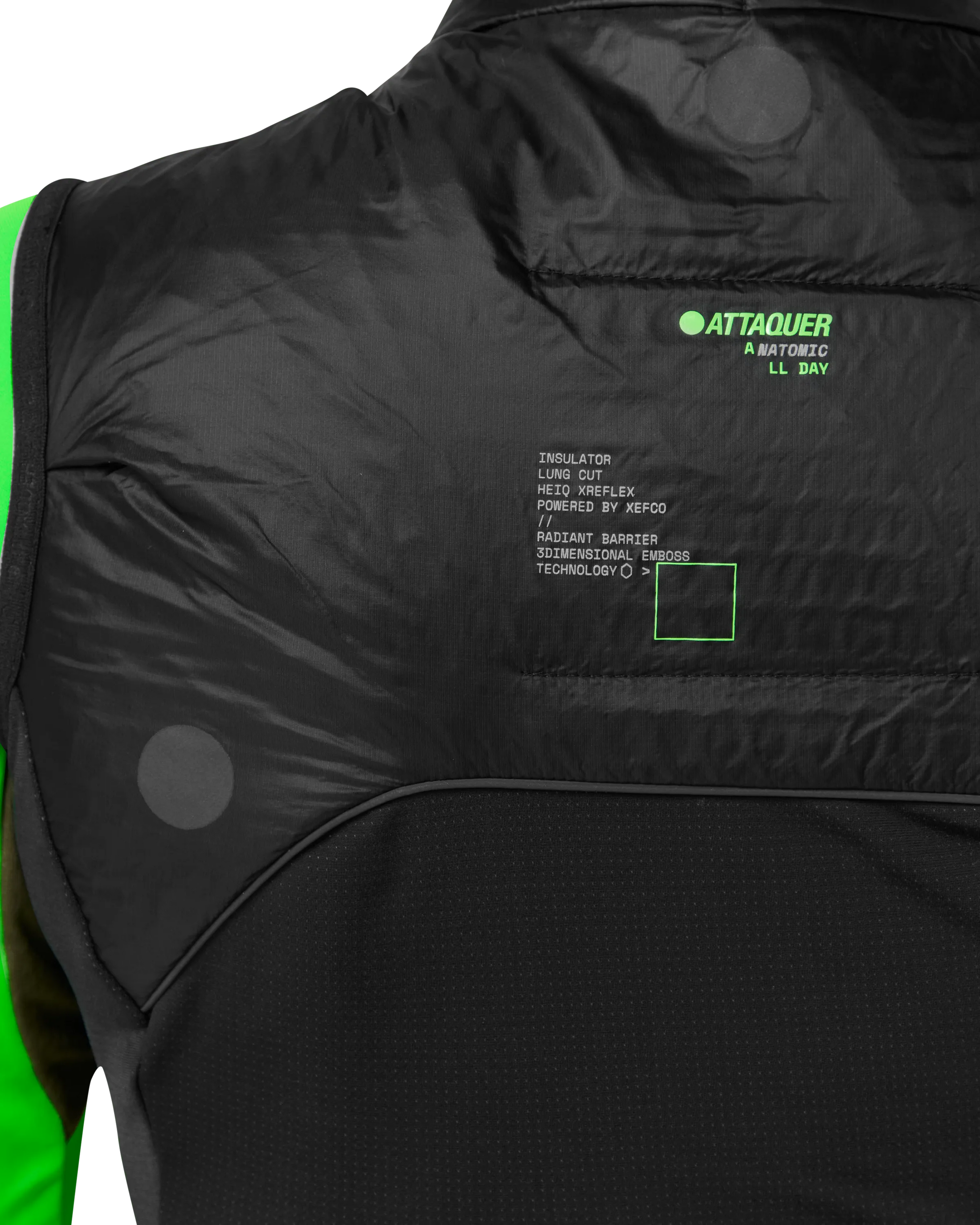 Womens All Day Anatomic Insulator Gilet Black-Attaquer-Attaquer