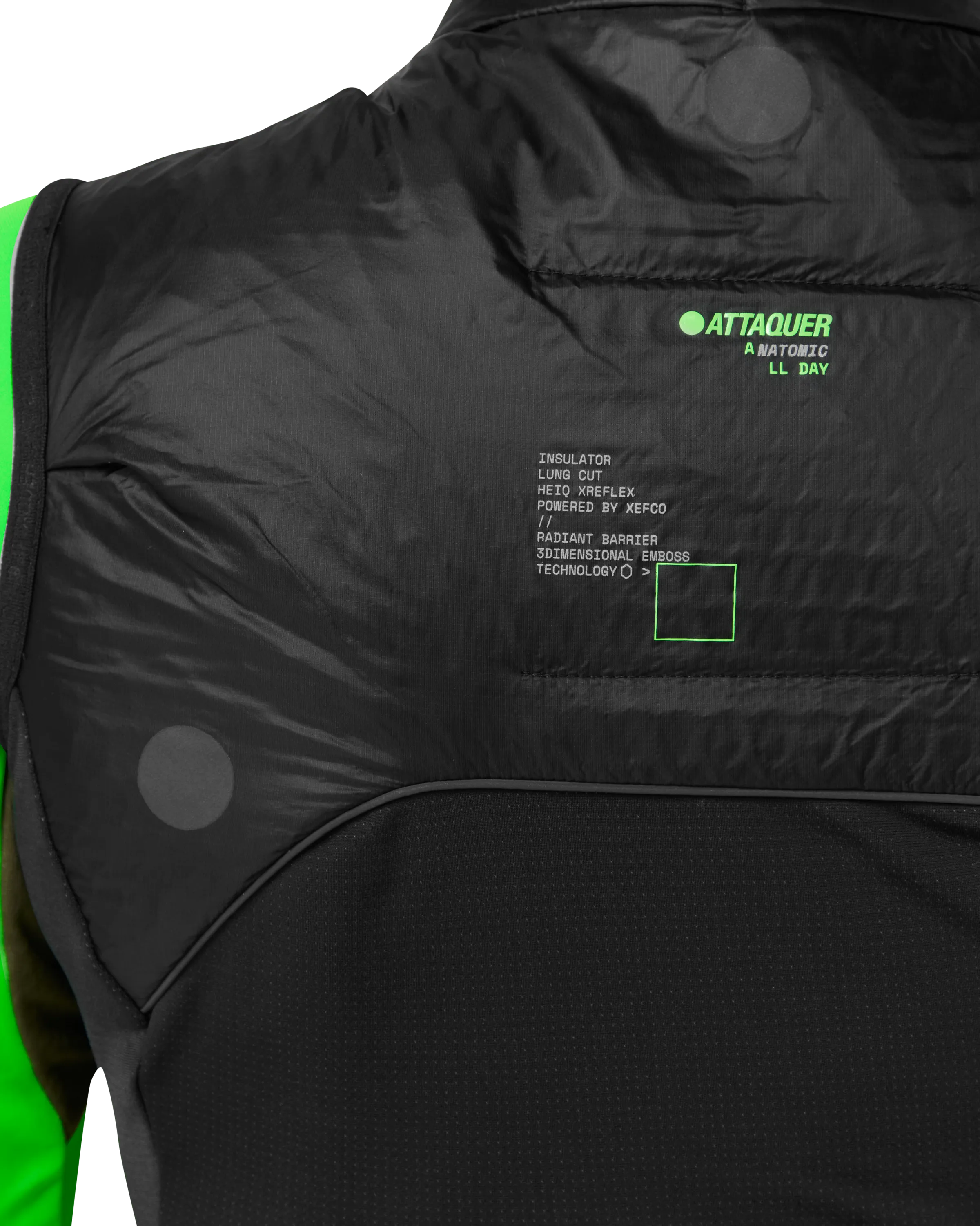 Womens All Day Anatomic Insulator Gilet Black-Attaquer-Attaquer