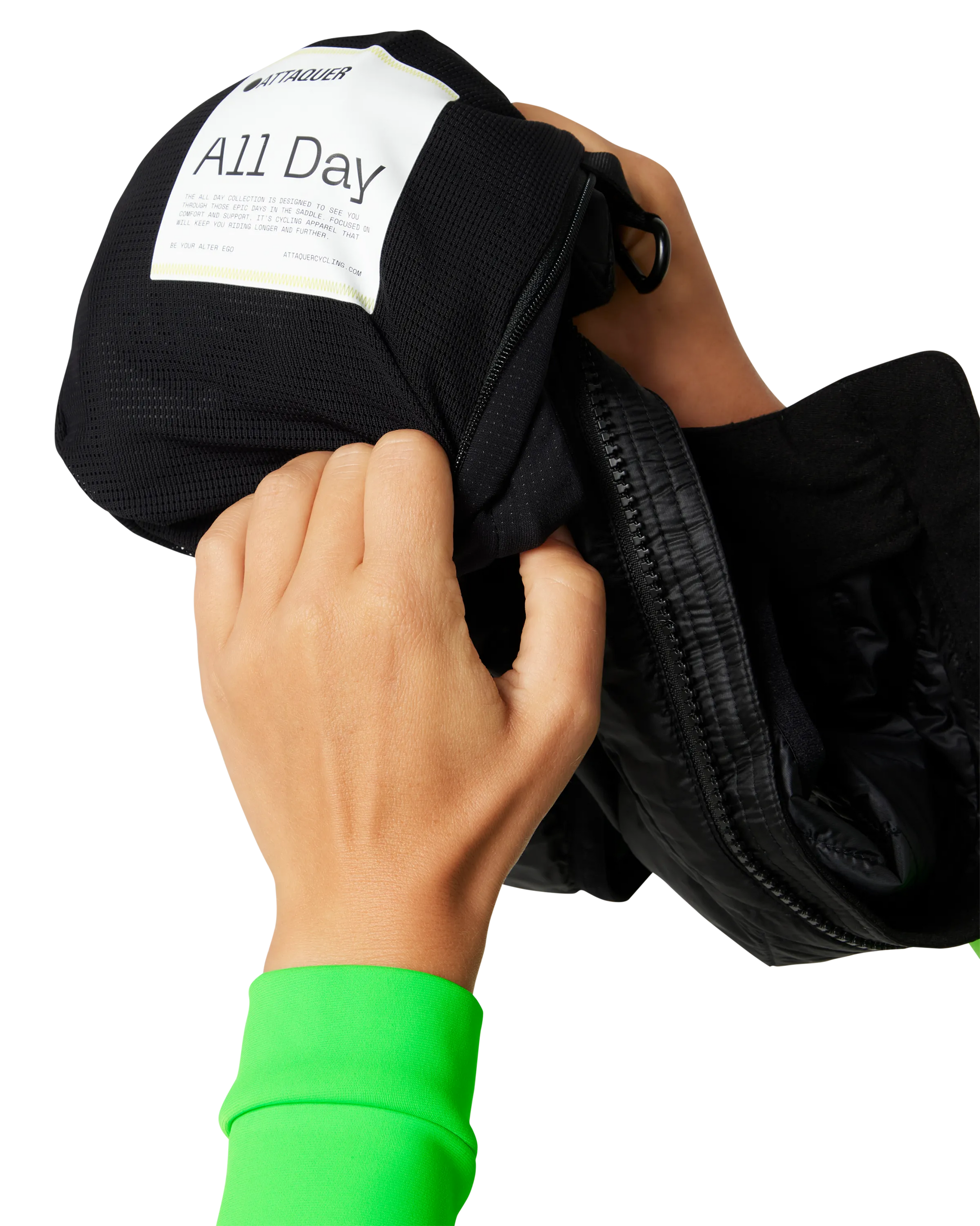 Womens All Day Anatomic Insulator Gilet Black-Attaquer-Attaquer