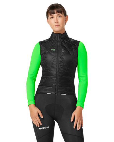 Womens All Day Anatomic Insulator Gilet Black-Attaquer Dead Stock-Attaquer
