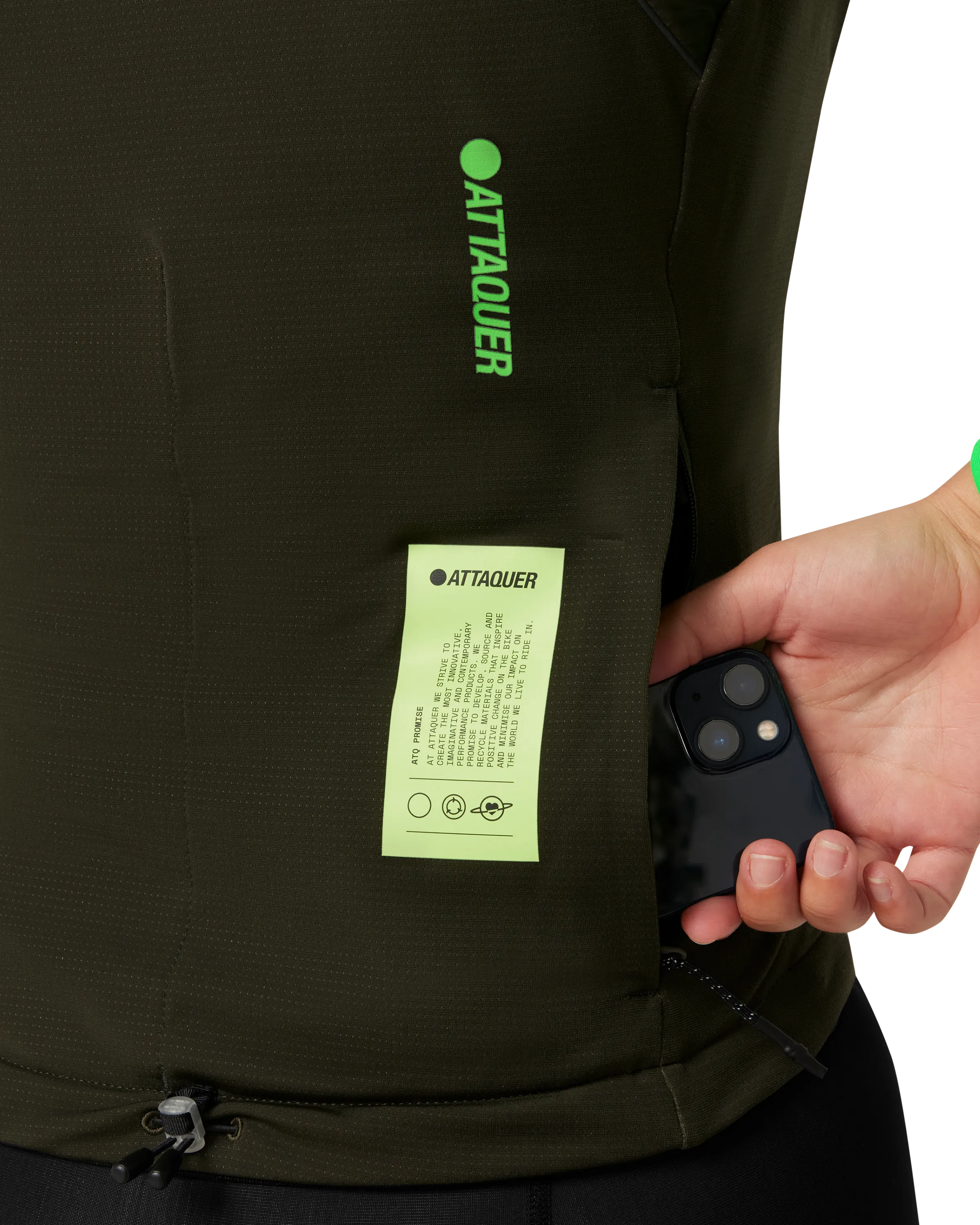 Womens All Day Anatomic Insulator Gilet Pine-Attaquer-Attaquer