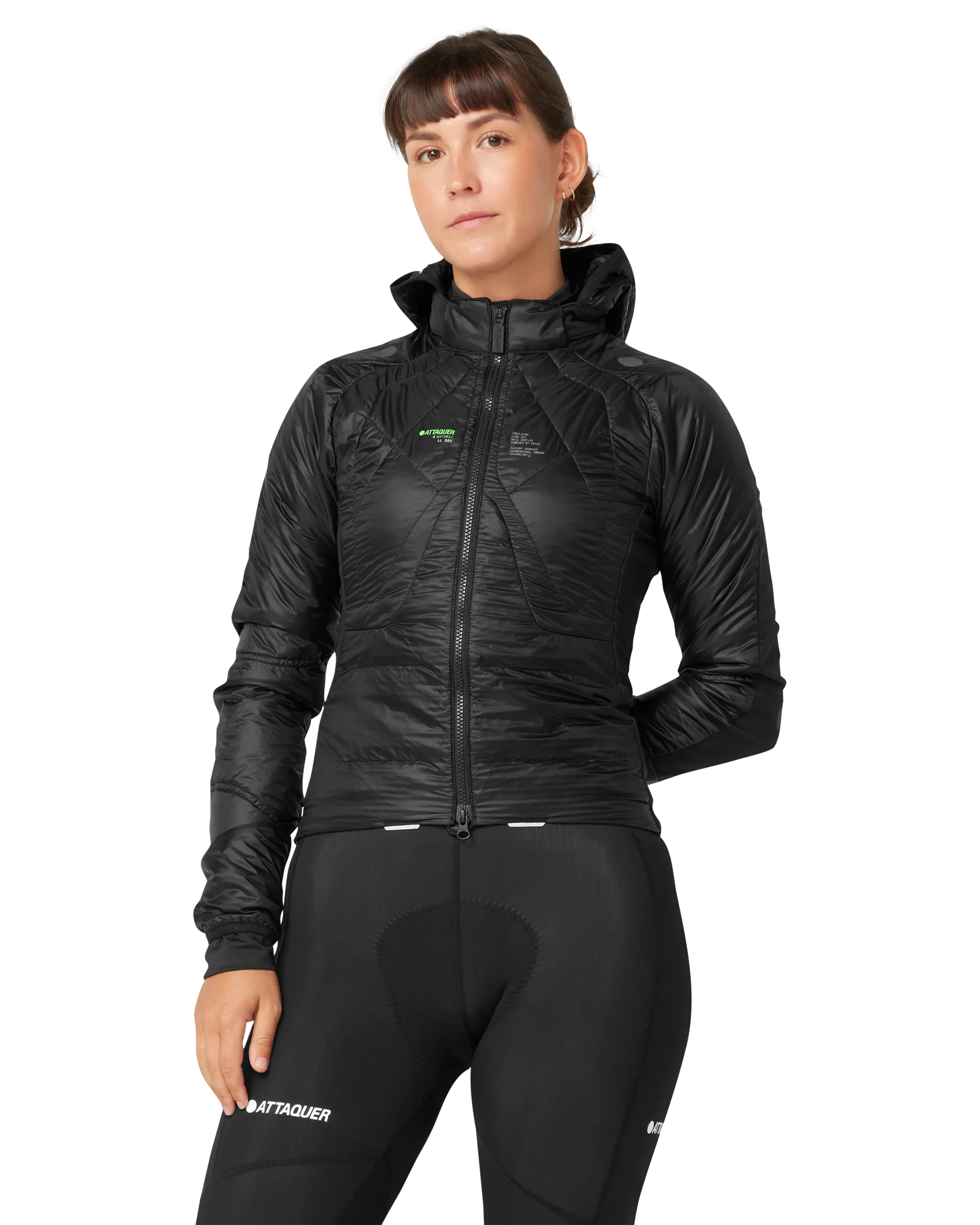 Womens All Day Anatomic Insulator Jacket Black-Attaquer Dead Stock-Attaquer
