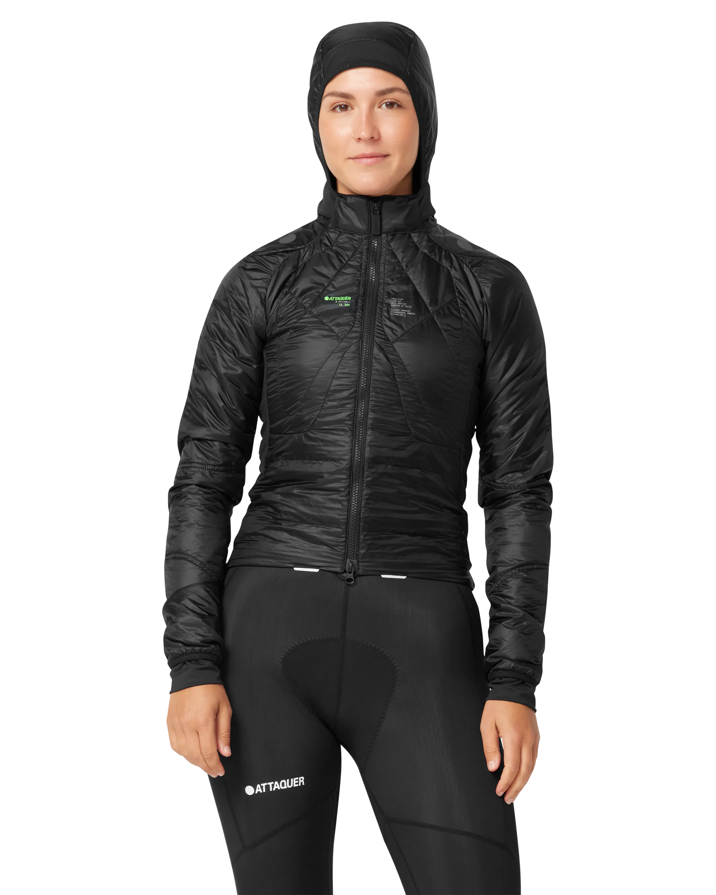 Womens All Day Anatomic Insulator Jacket Black-Attaquer Dead Stock-Attaquer