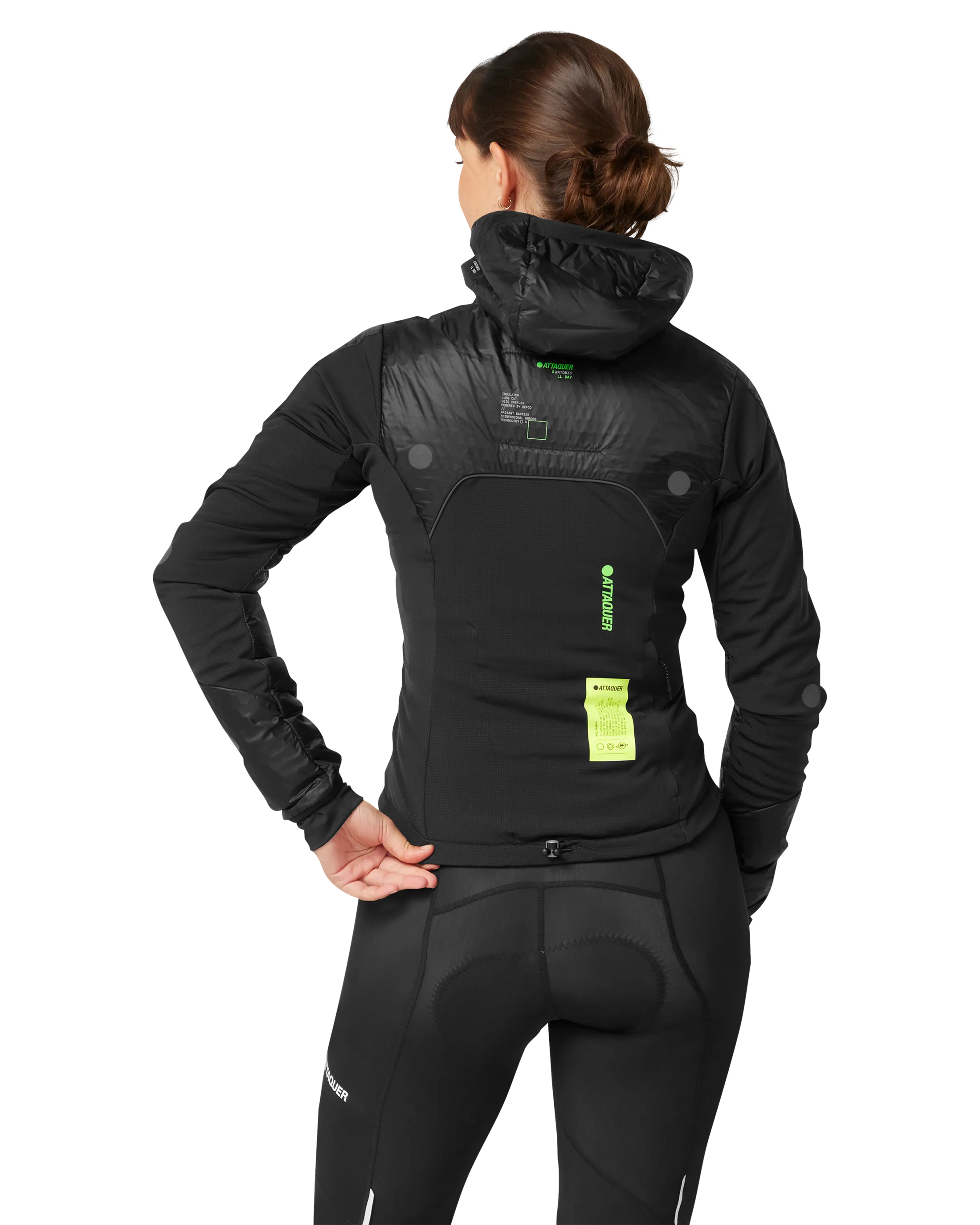 Womens All Day Anatomic Insulator Jacket Black-Attaquer Dead Stock-Attaquer