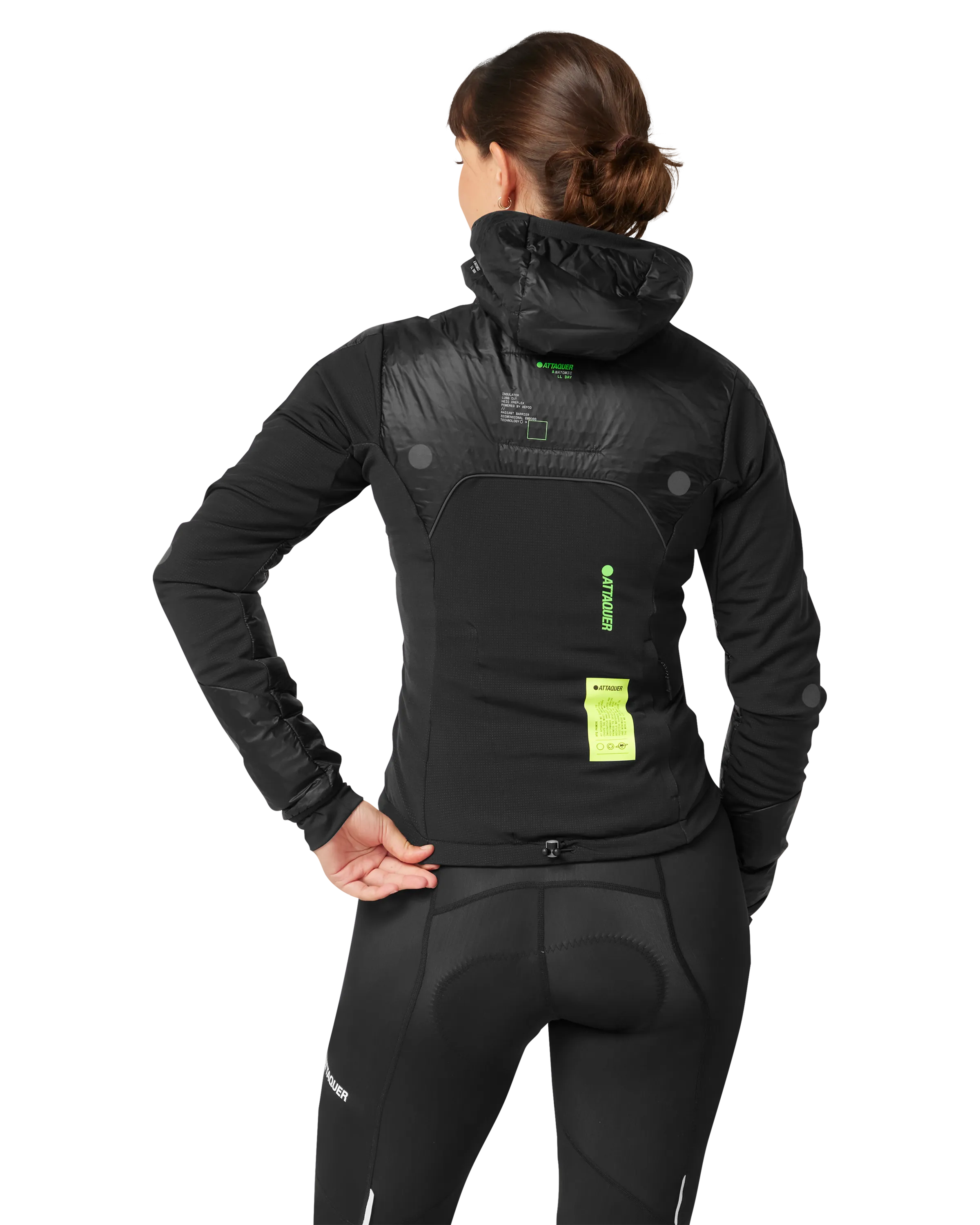 Womens All Day Anatomic Insulator Jacket Black-Attaquer Dead Stock-Attaquer