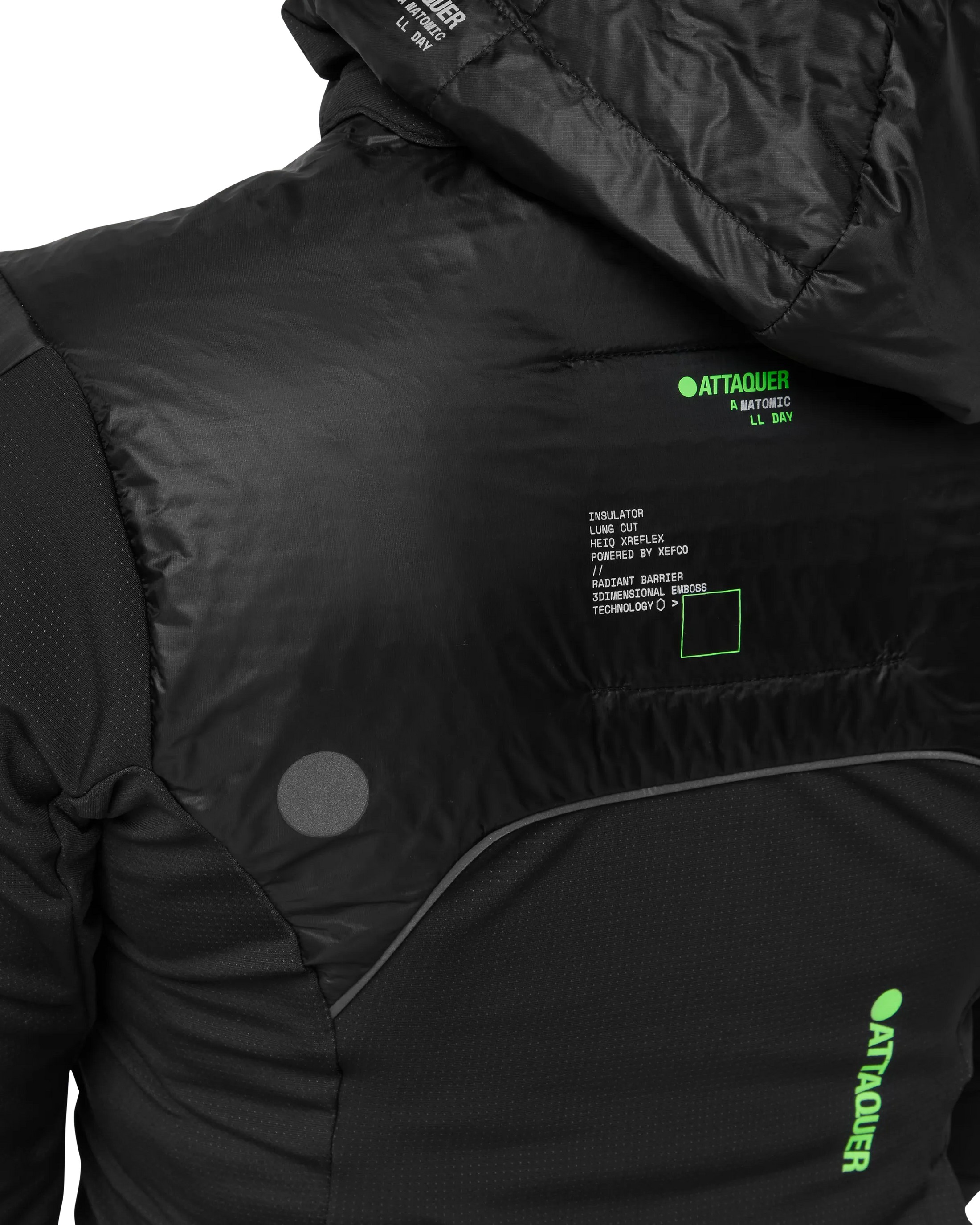 Womens All Day Anatomic Insulator Jacket Black-Attaquer Dead Stock-Attaquer