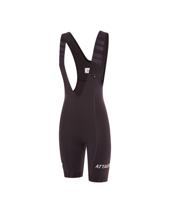 Womens All Day Bib Short Aubergine