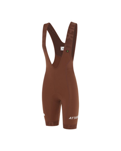 Womens All Day Bib Short Burnt Orange-Attaquer feature display pdp-hide