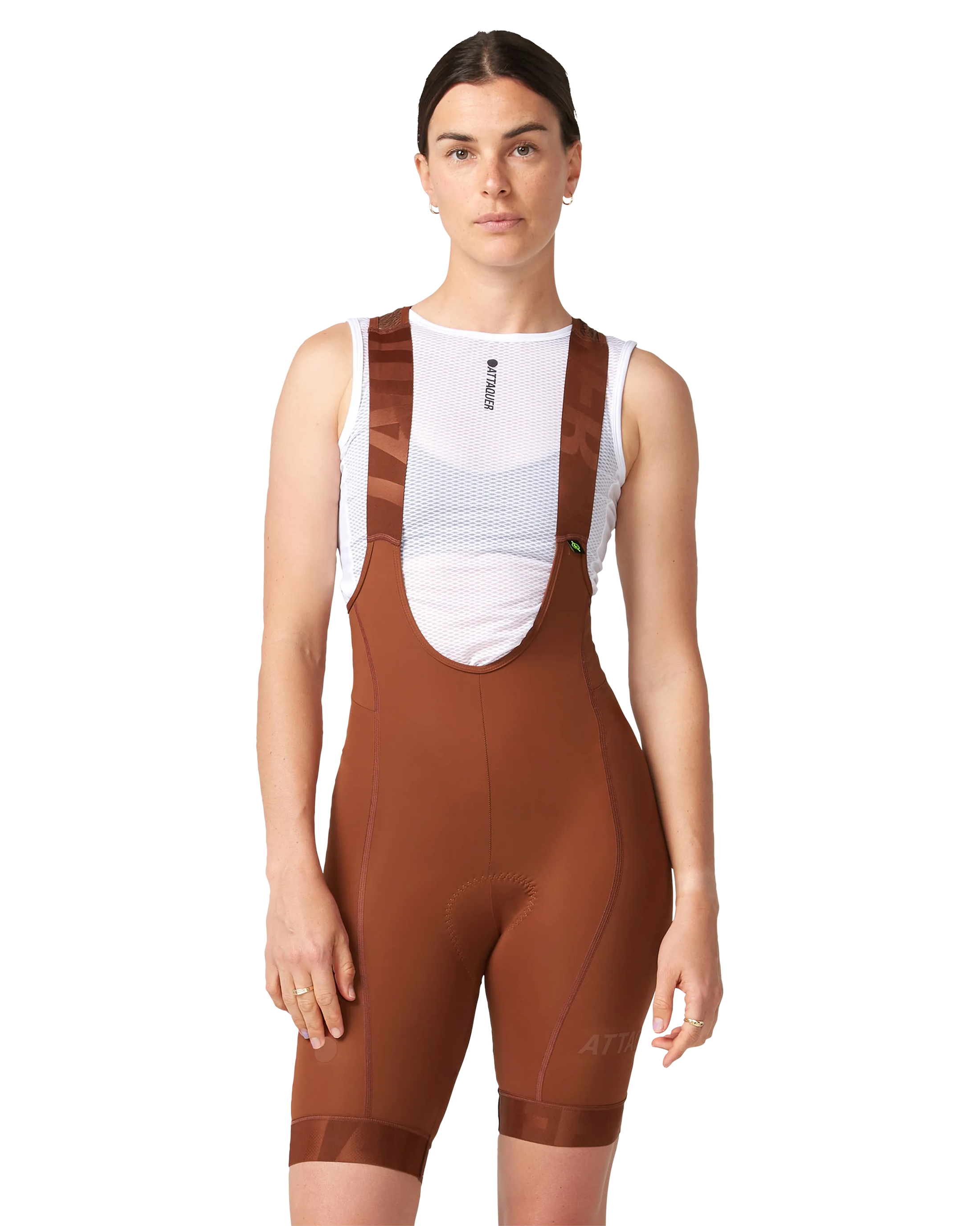 Womens All Day Bib Short Burnt Orange/Tonal-Attaquer-Attaquer
