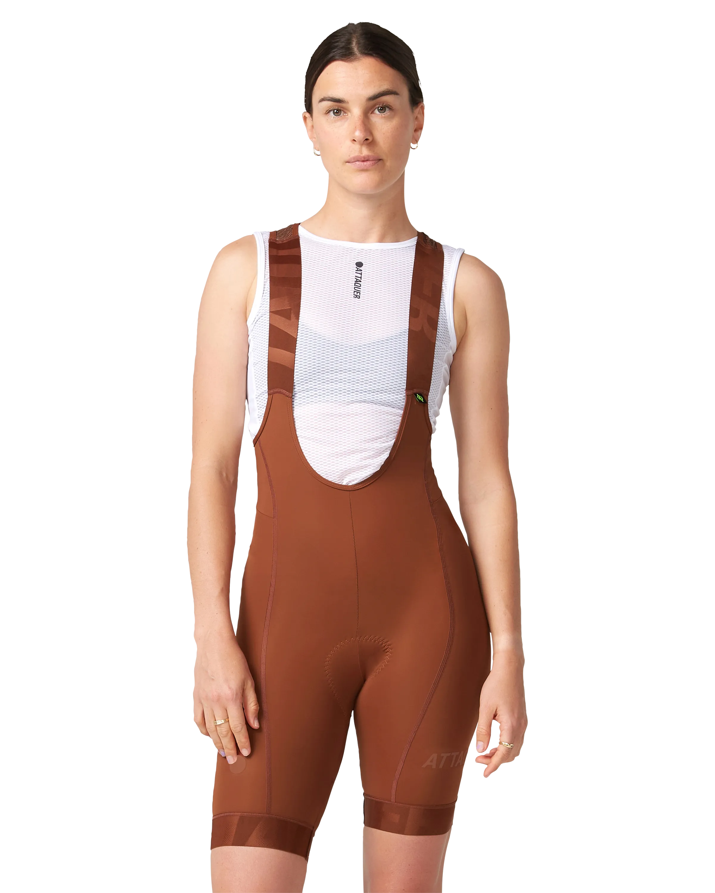 Womens All Day Bib Short Burnt Orange/Tonal-Attaquer-Attaquer