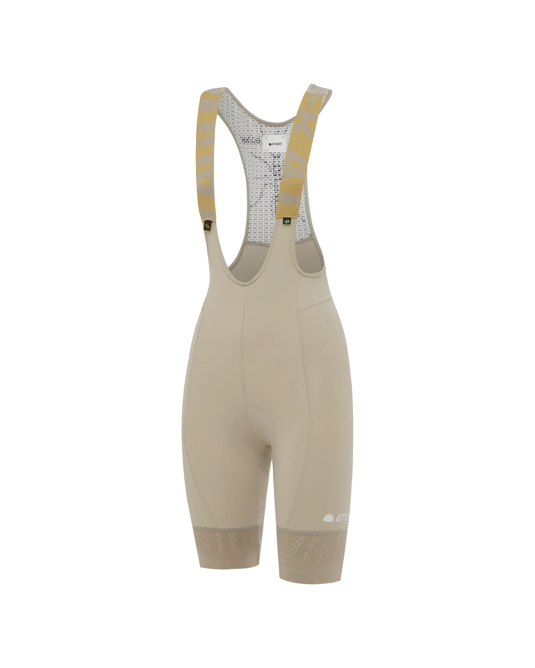 Womens All Day Bib Short Eggshell