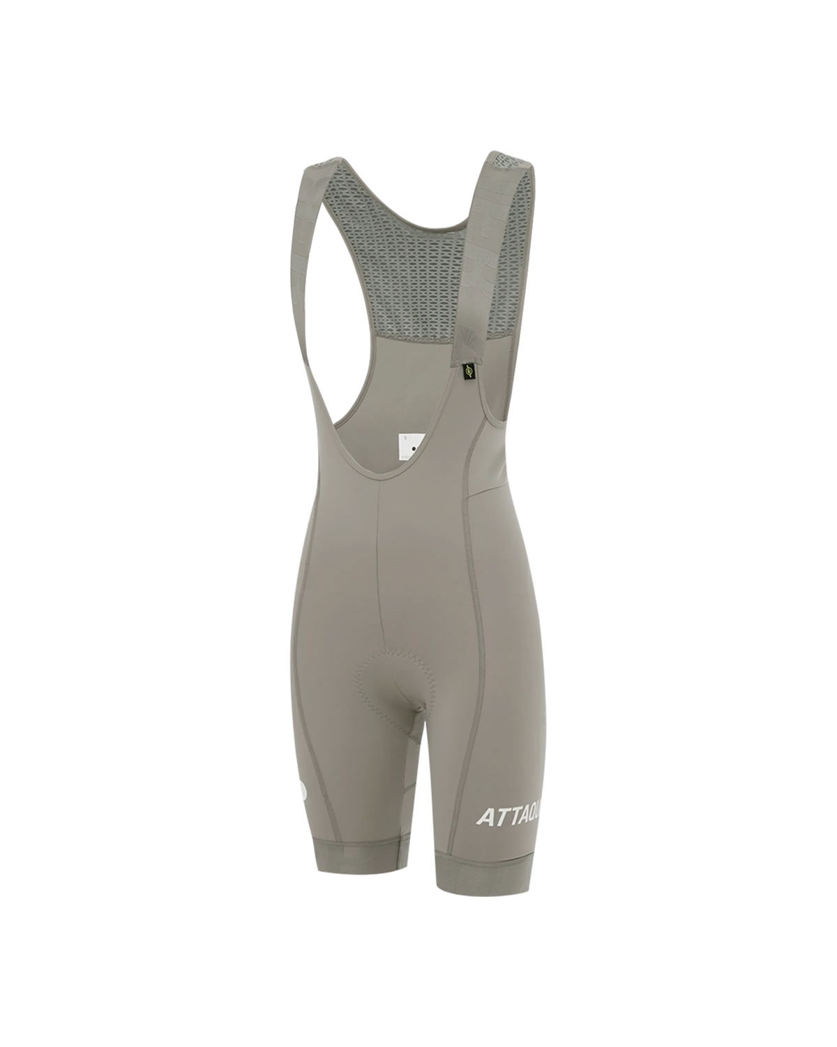 Womens All Day Bib Short Grey Smoke-Attaquer feature display pdp-hide
