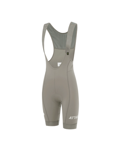 Womens All Day Bib Short Grey Smoke-Attaquer feature display pdp-hide