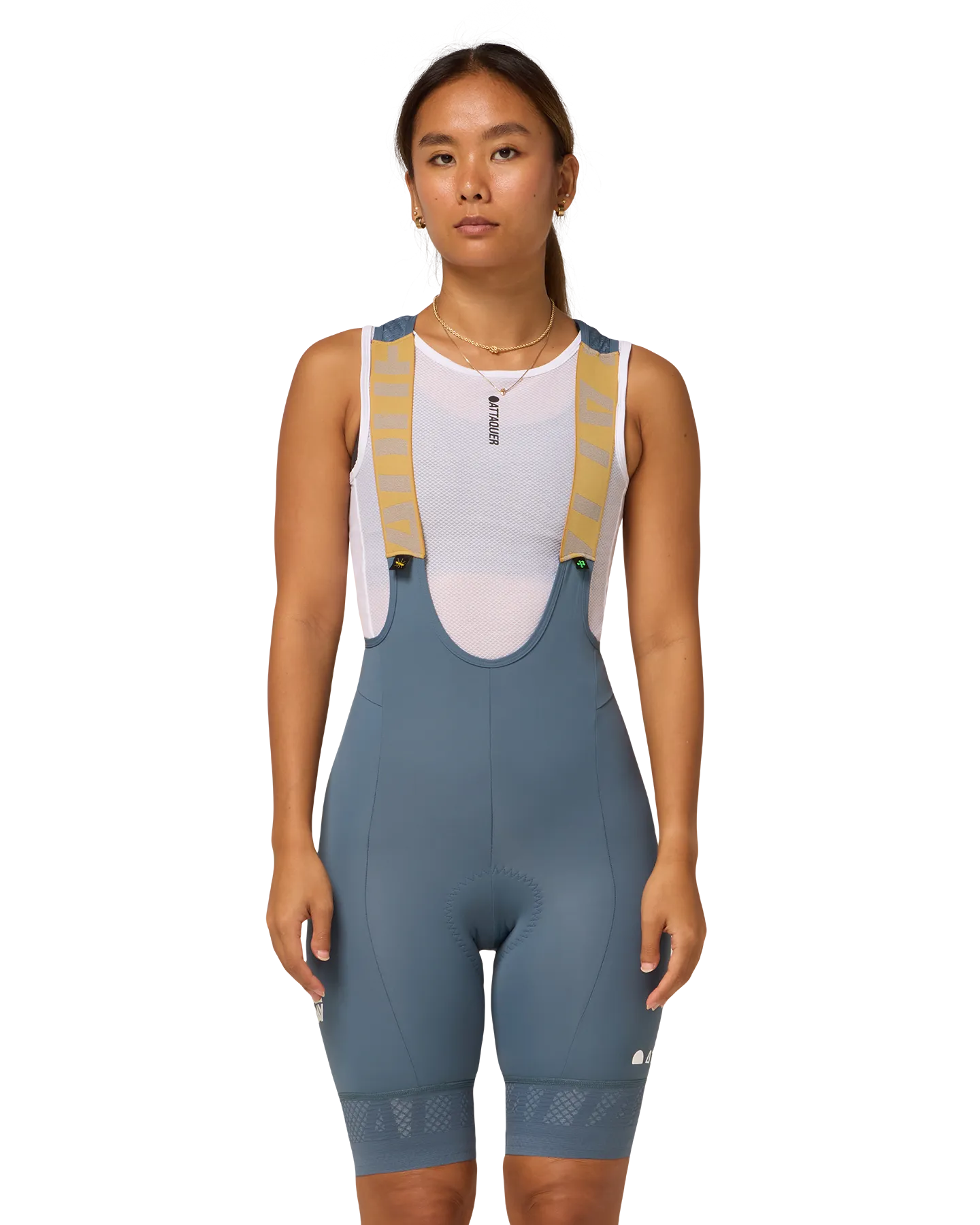 Womens All Day Bib Short Steel-Attaquer-Attaquer