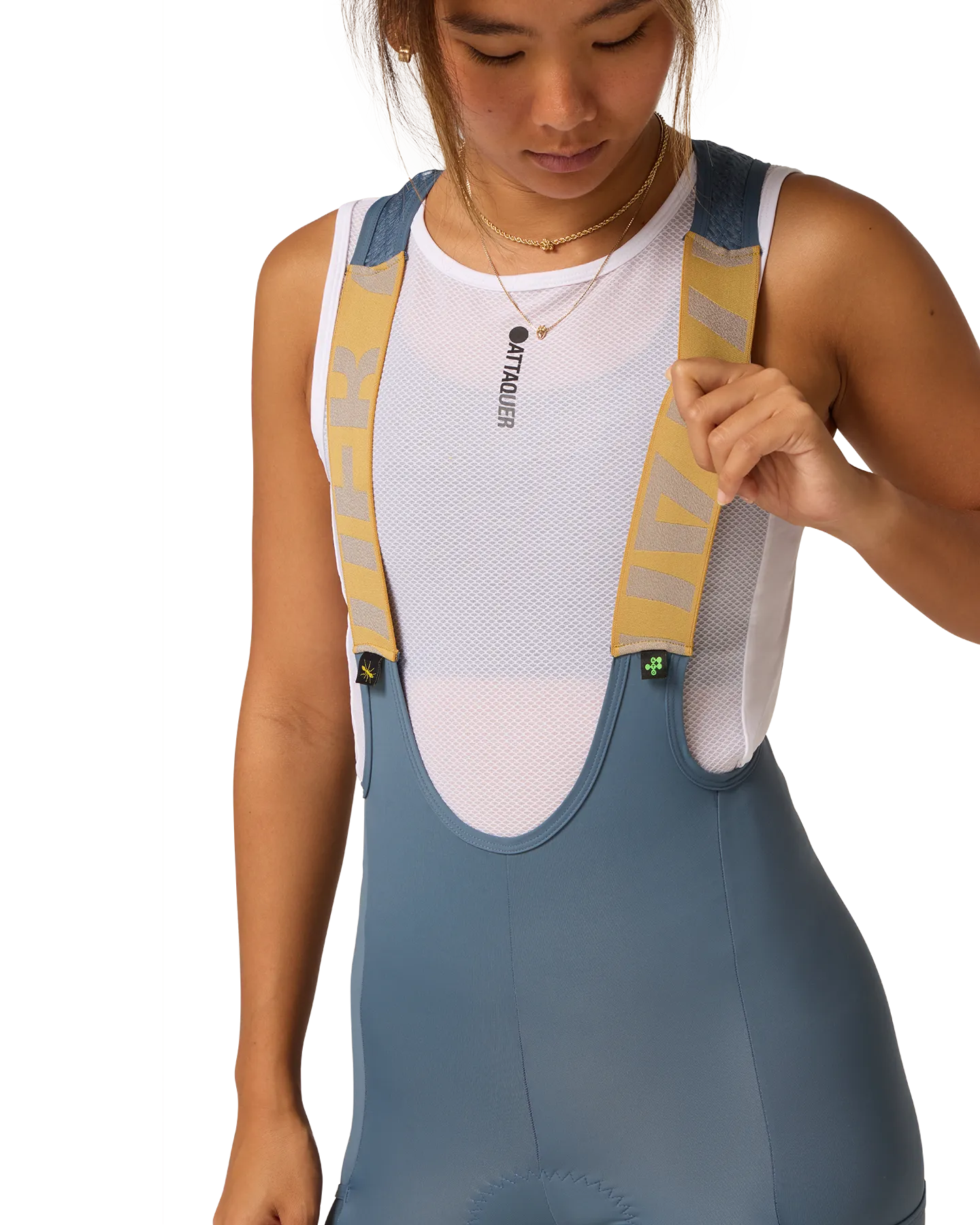 Womens All Day Bib Short Steel-Attaquer-Attaquer