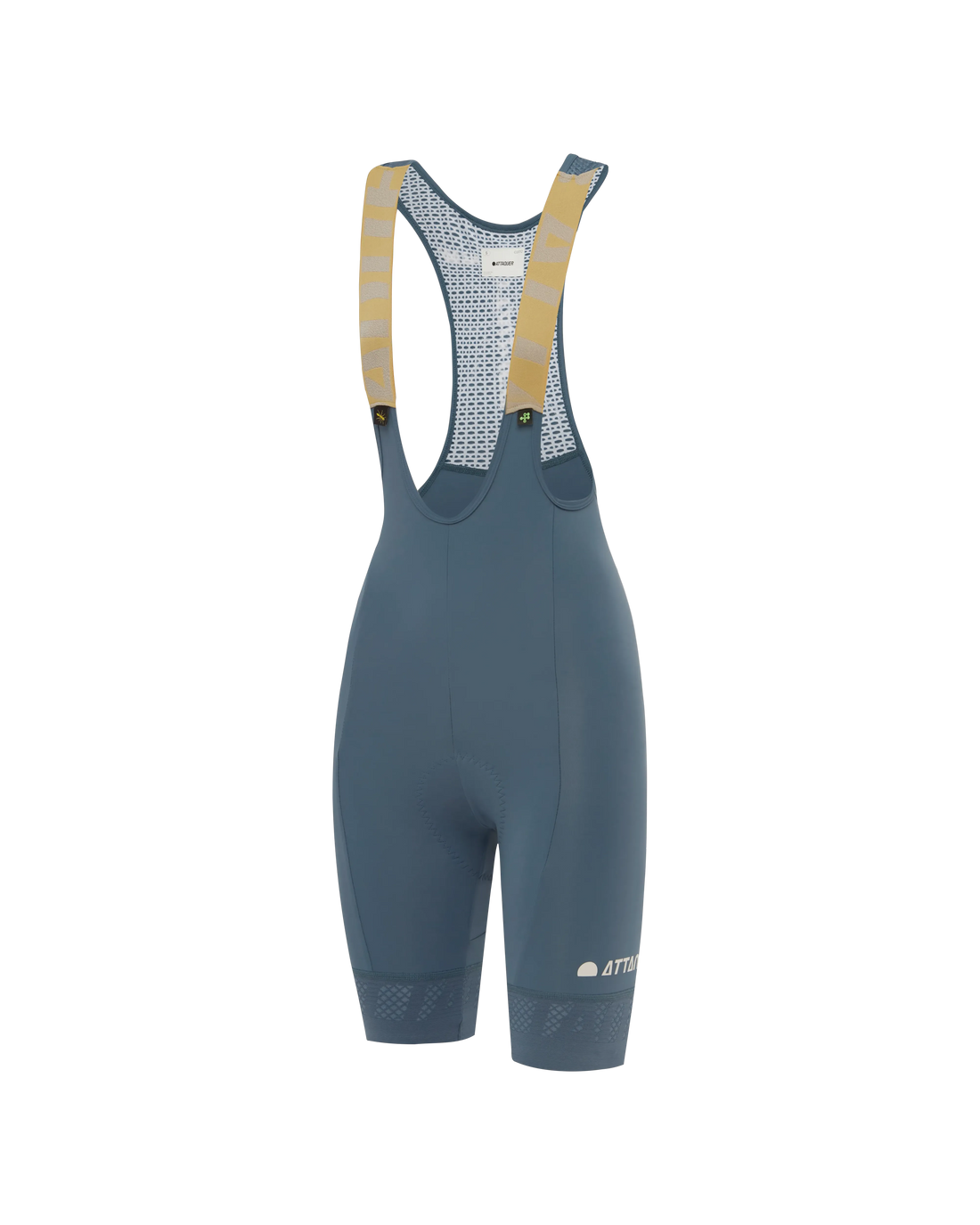 Womens All Day Bib Short Steel
