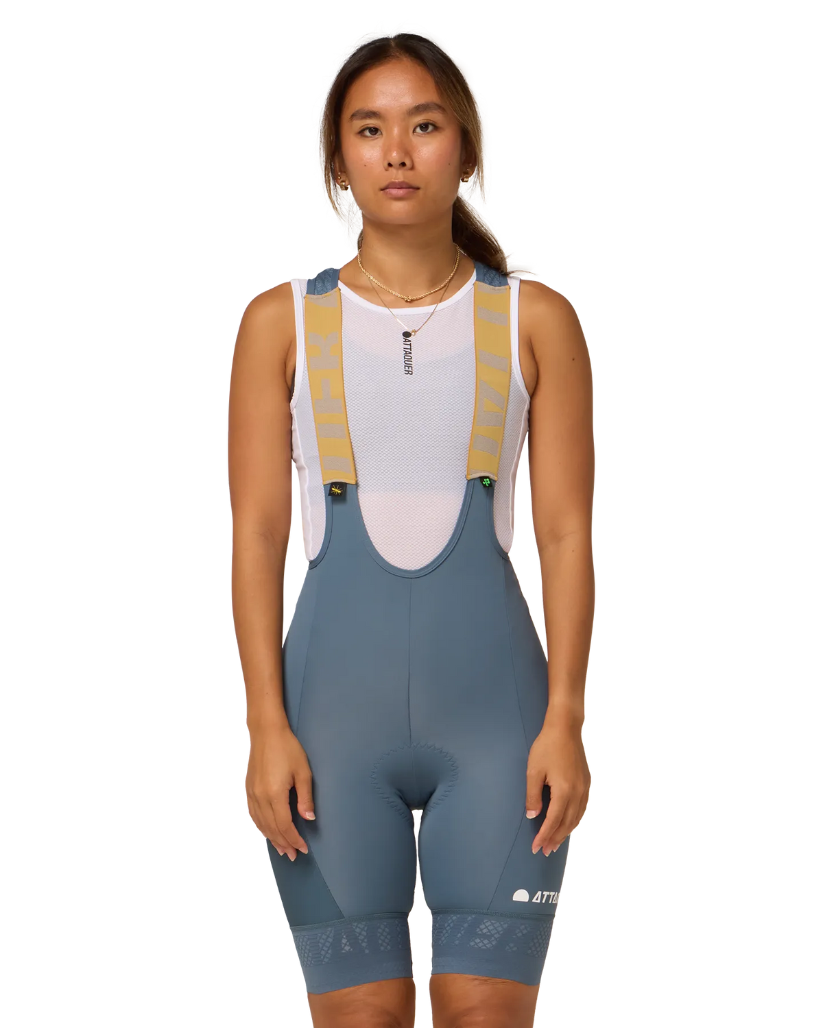 Womens All Day Cargo Bib Short Steel-Attaquer-Attaquer