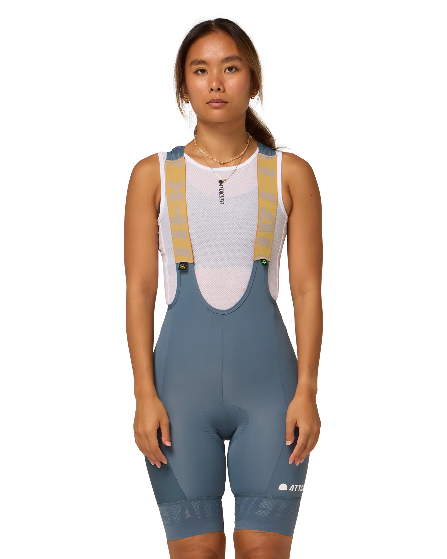 Womens All Day Cargo Bib Short Steel-Attaquer-Attaquer