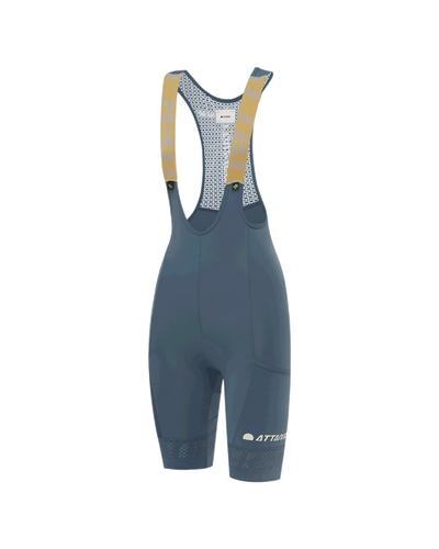 Womens All Day Cargo Bib Short Steel