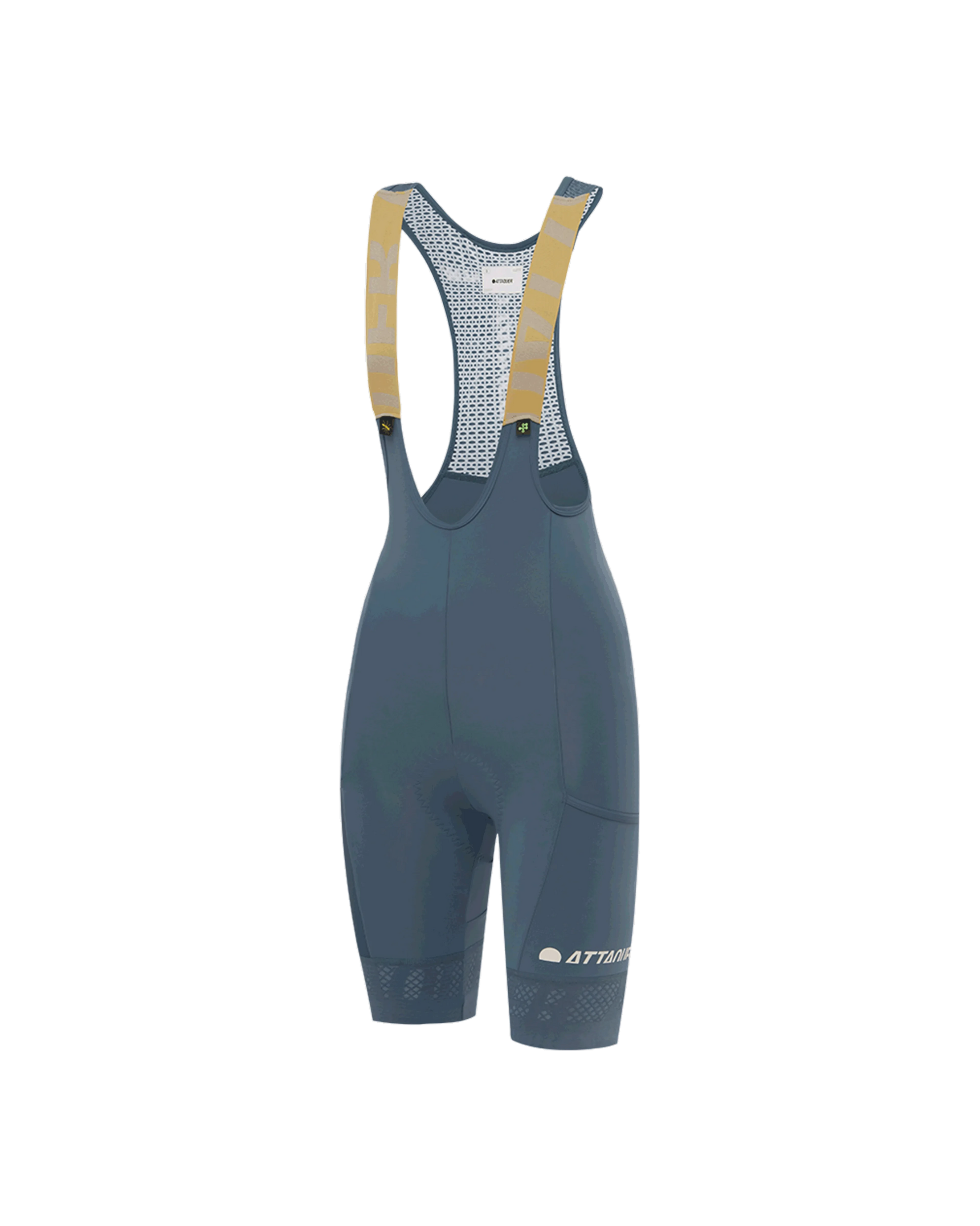 Womens All Day Cargo Bib Short Steel