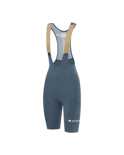 Womens All Day Cargo Bib Short Steel