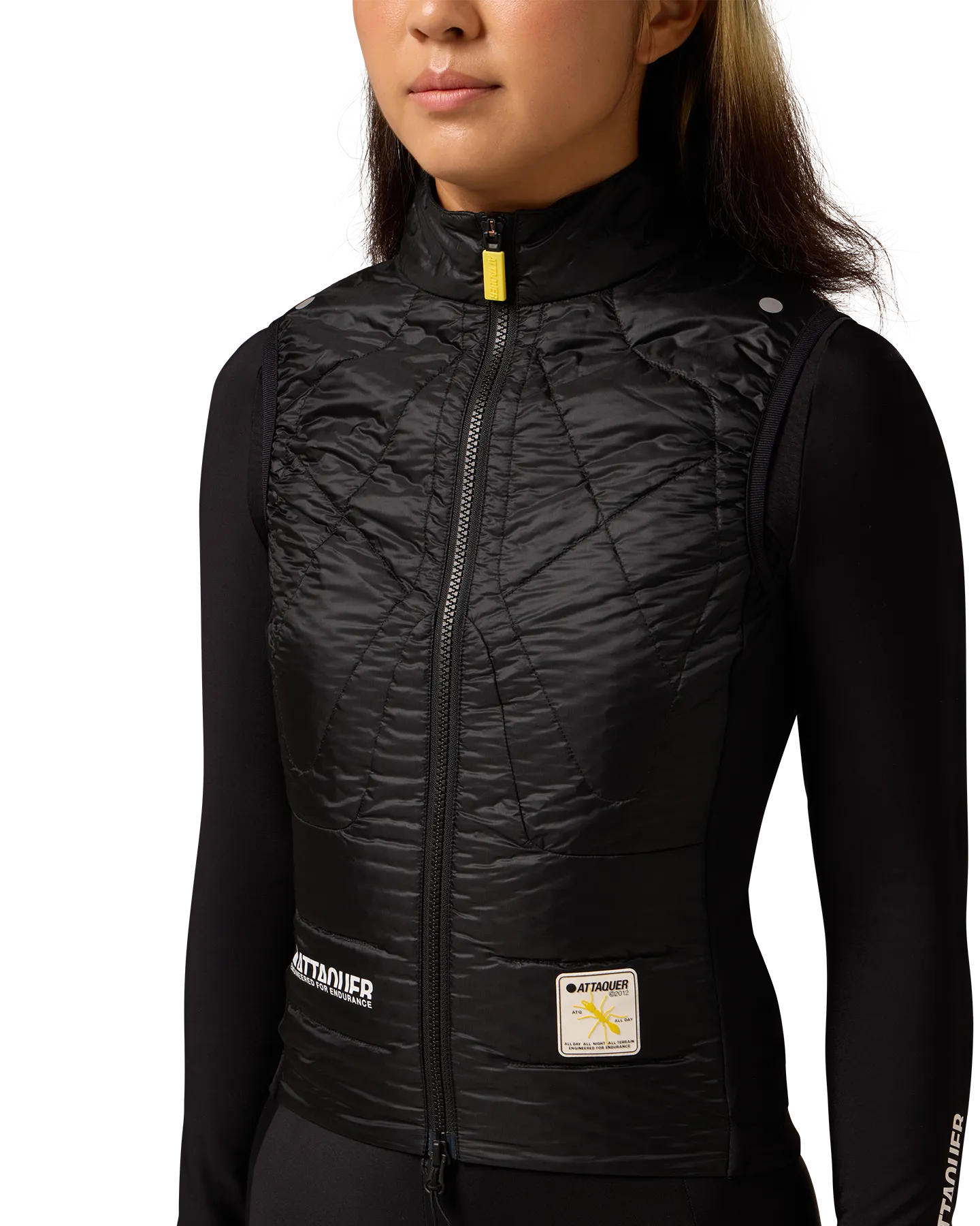 Womens All Day Insulated Gilet Black-Attaquer-Attaquer