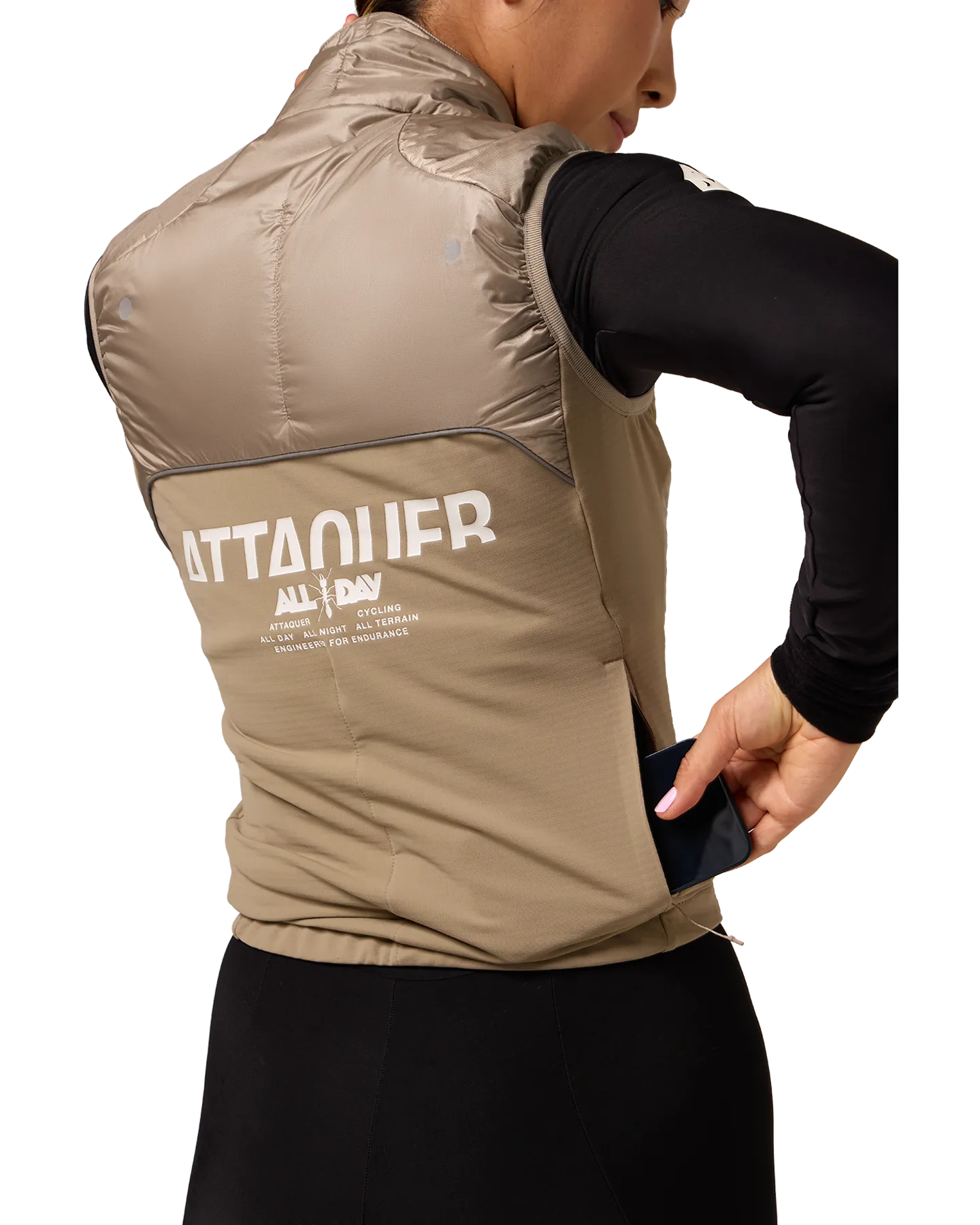 Womens All Day Insulated Gilet Clay-Attaquer-Attaquer