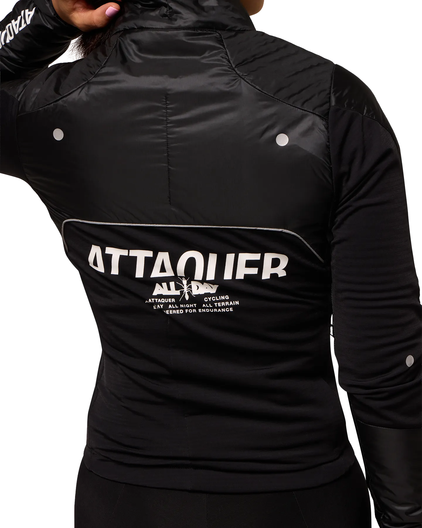 Womens All Day Insulated Jacket Black-Attaquer-Attaquer