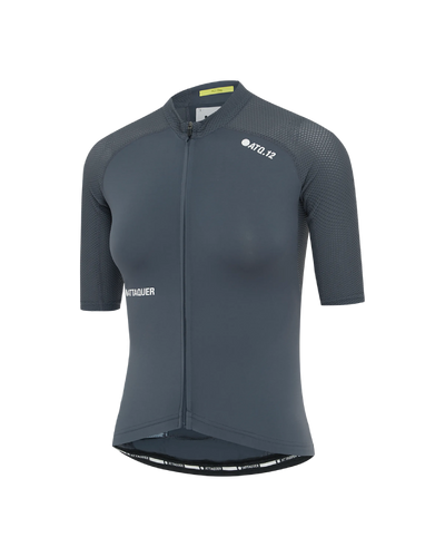 pdp-hide Attaquer Womens All Day short sleeve cycling jersey anthracite flat lay