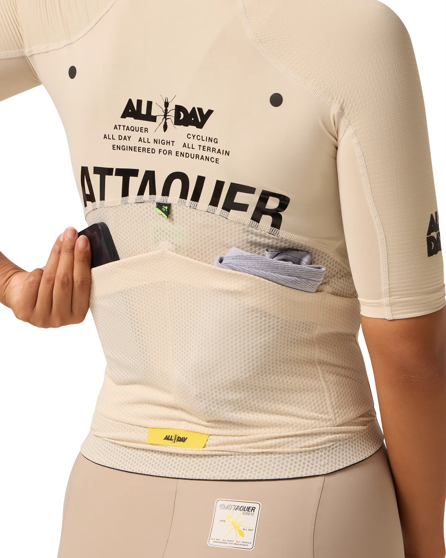 Womens All Day Jersey Eggshell-Attaquer-Attaquer
