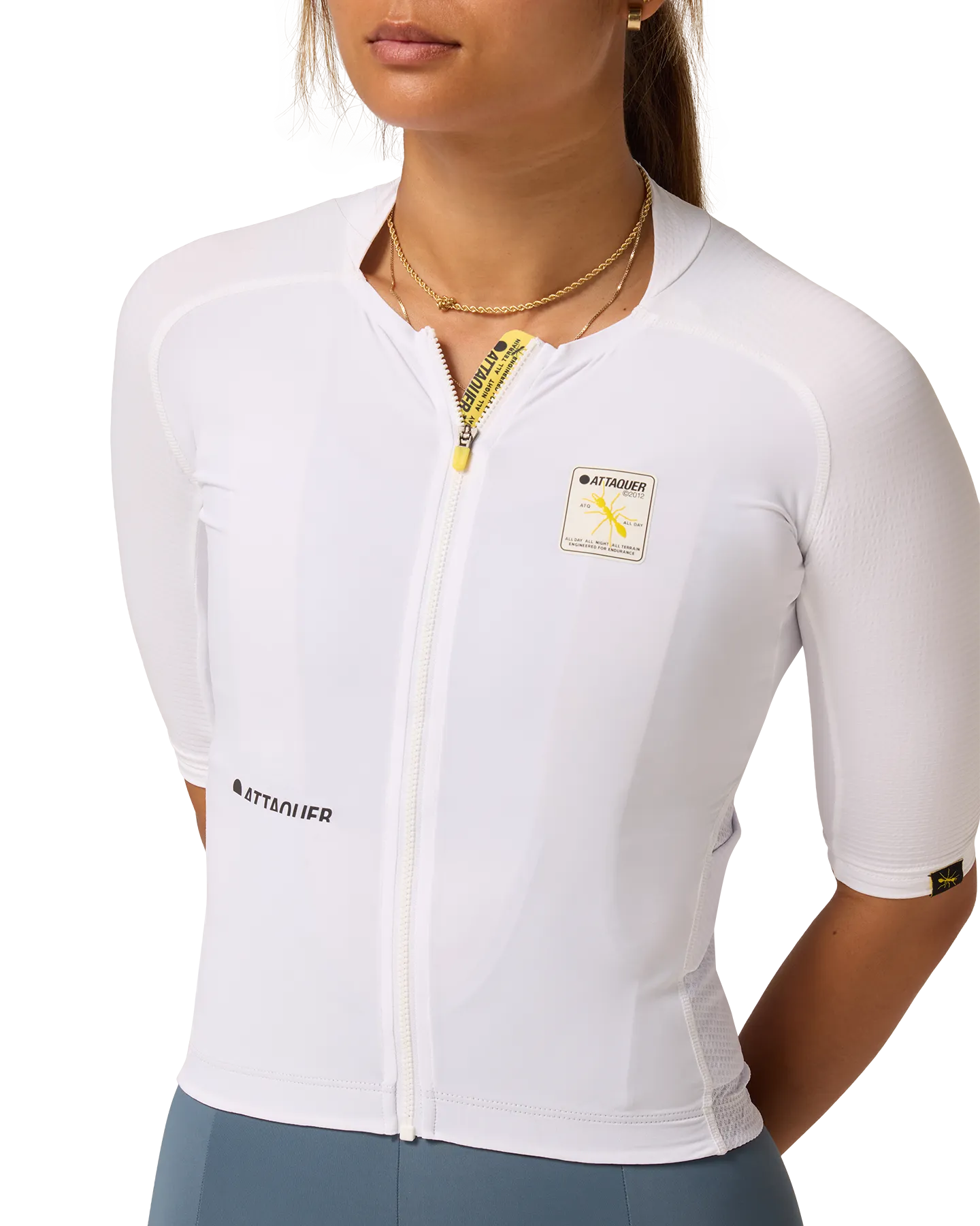 Womens All Day Jersey White-Attaquer-Attaquer