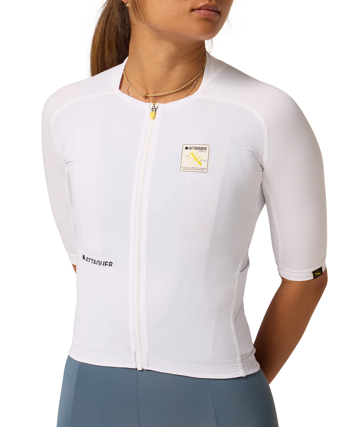 Womens All Day Jersey White-Attaquer-Attaquer