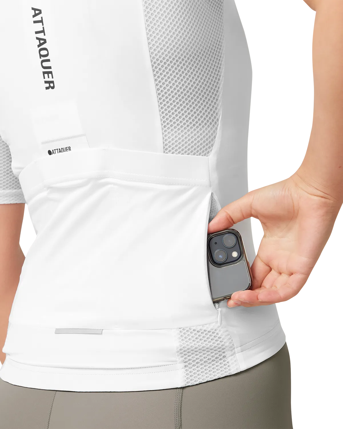 Womens All Day Jersey White-Attaquer Dead Stock-Attaquer