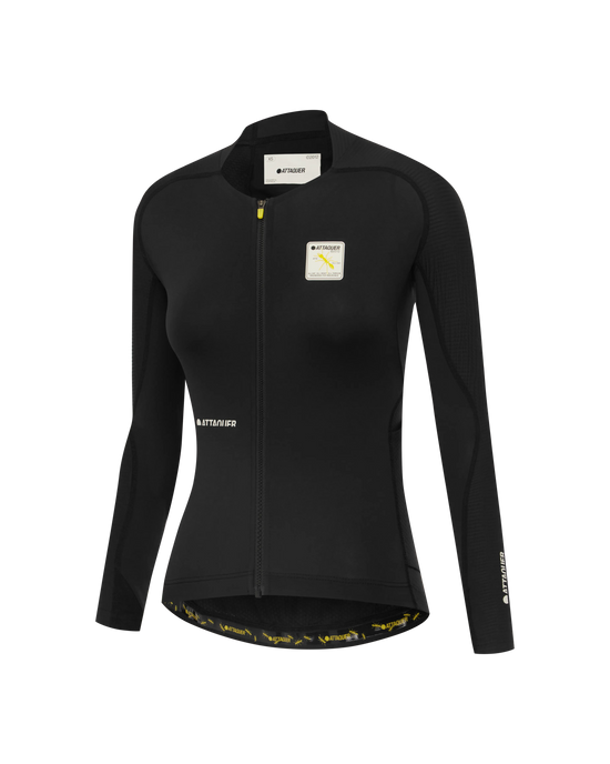 Womens All Day Lightweight Long Sleeved Jersey Black