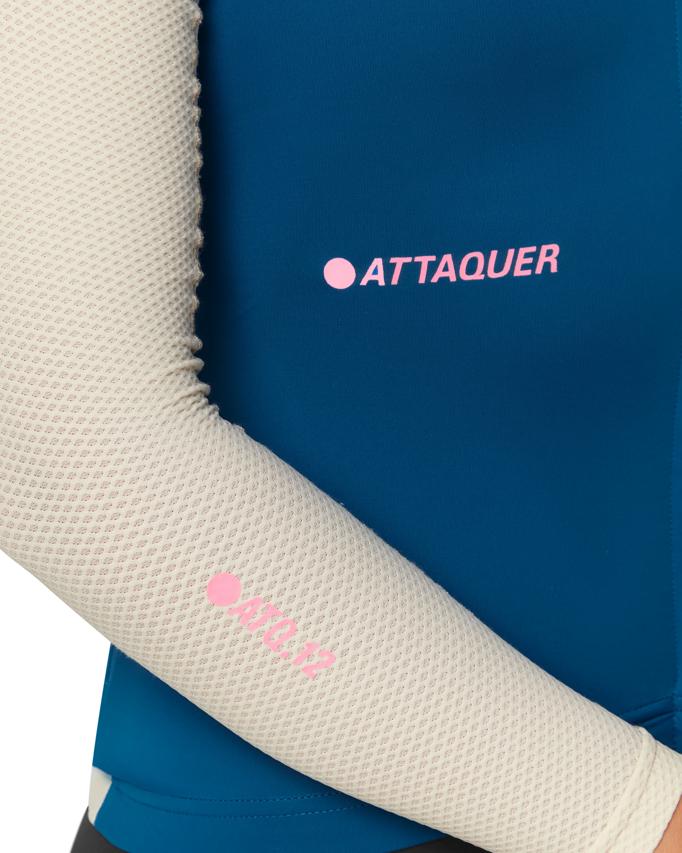 Womens All Day Summer Long Sleeve Jersey Blue/Eggshell-Attaquer-Attaquer