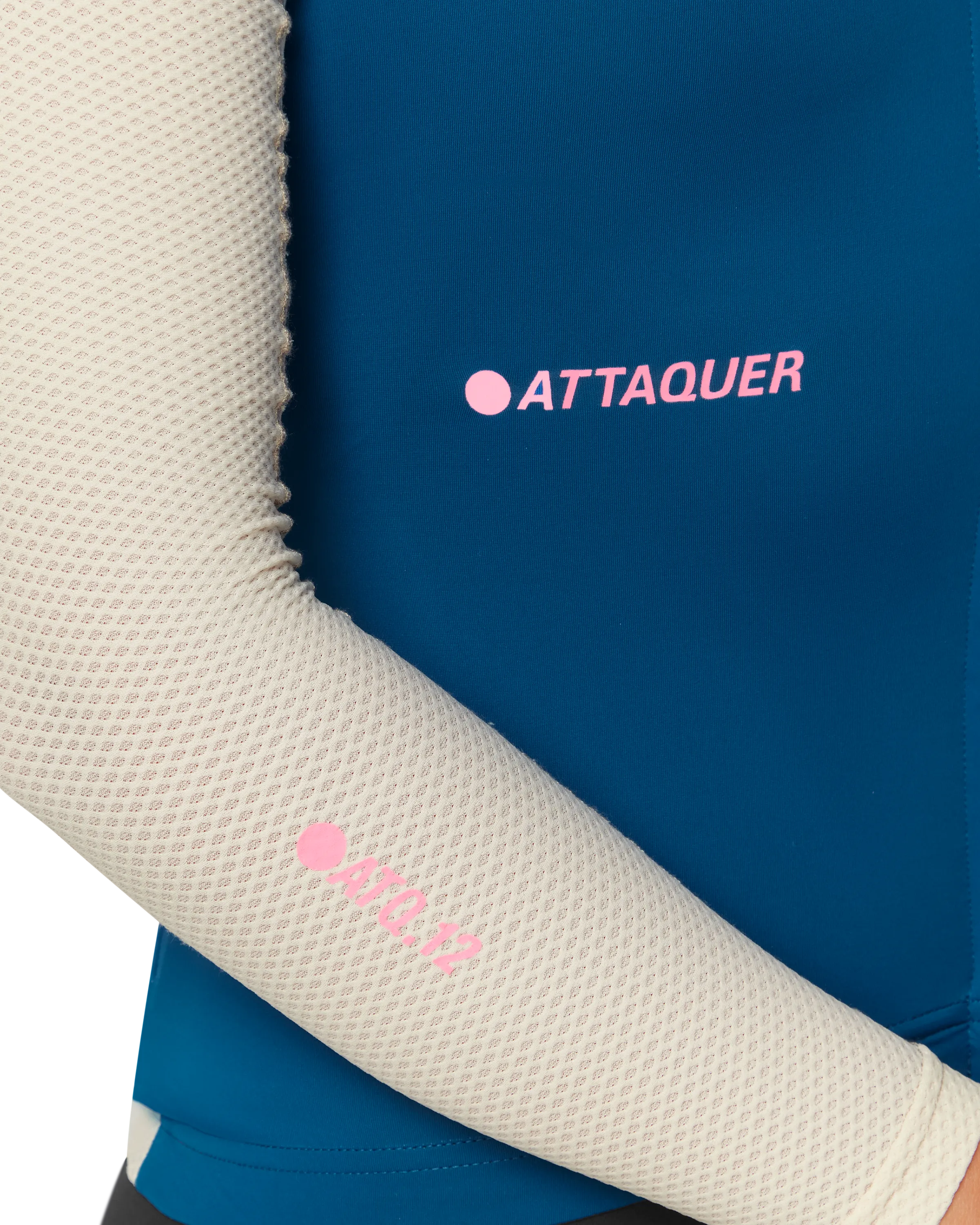 Womens All Day Summer Long Sleeve Jersey Blue/Eggshell-Attaquer Dead Stock-Attaquer