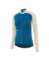 Womens All Day Summer Long Sleeve Jersey Blue/Eggshell-Attaquer feature display pdp-hide