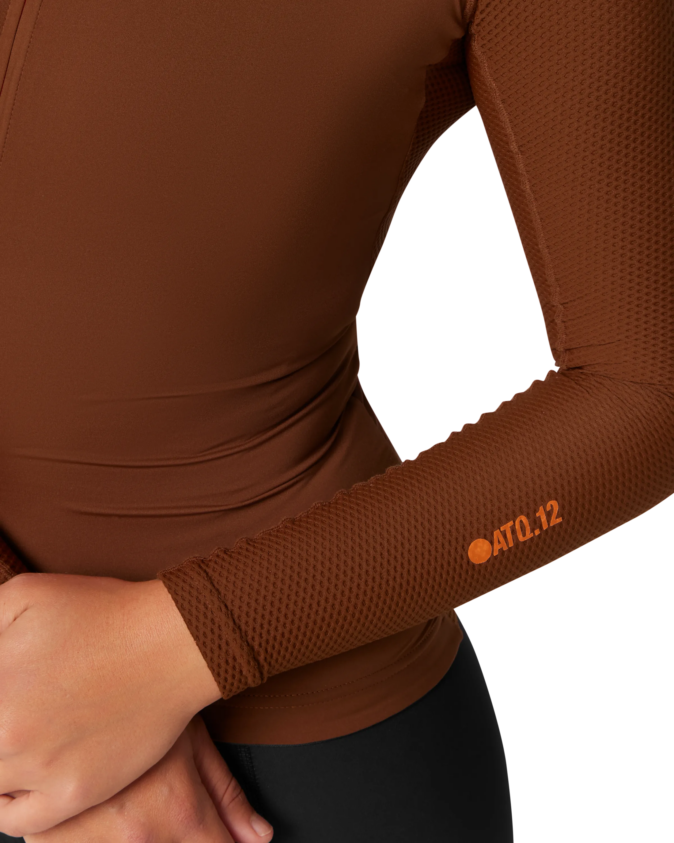 Womens All Day Summer Long Sleeve Jersey Burnt Orange-Attaquer Dead Stock-Attaquer