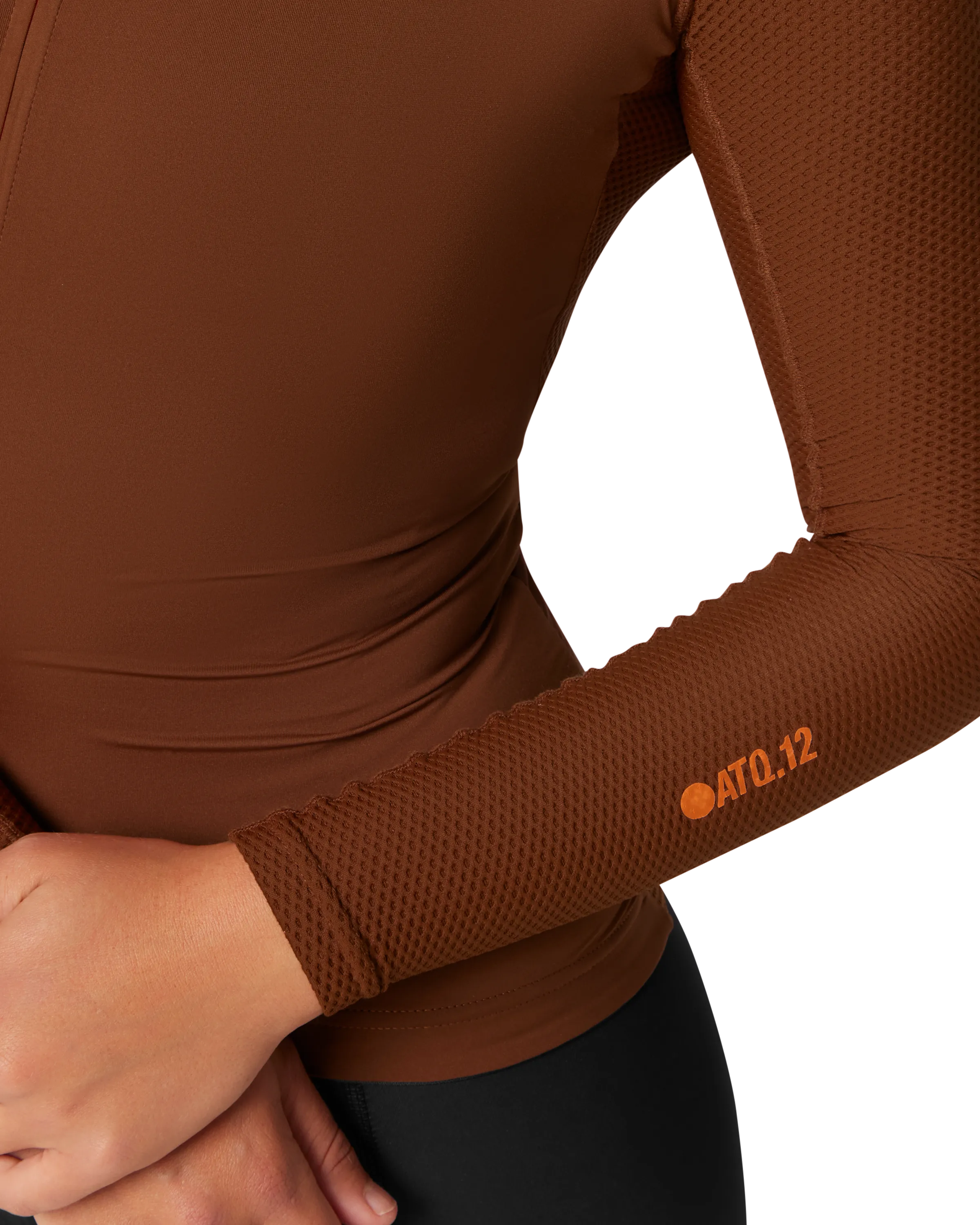 Womens All Day Summer Long Sleeve Jersey Burnt Orange-Attaquer Dead Stock-Attaquer
