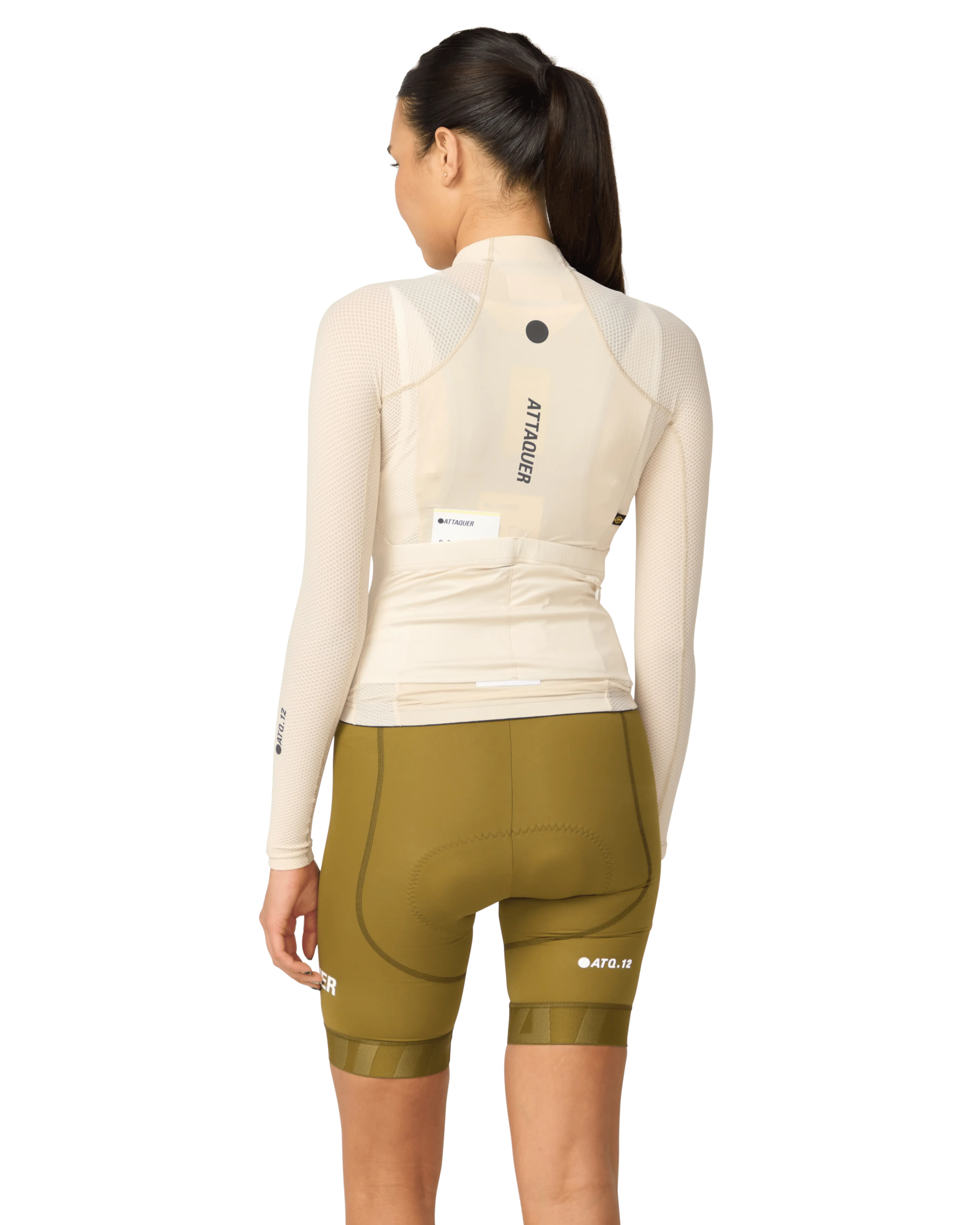 Womens All Day Summer Long Sleeve Jersey Eggshell-Attaquer Dead Stock-Attaquer