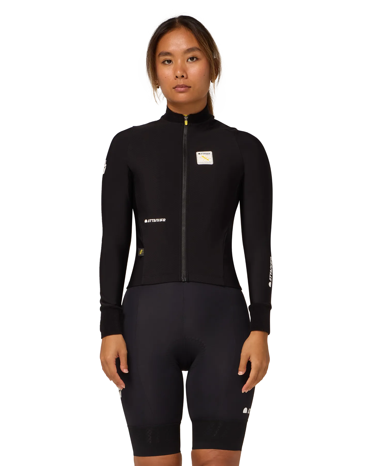 Womens All Day Winter Long Sleeved Jersey Black-Attaquer-Attaquer