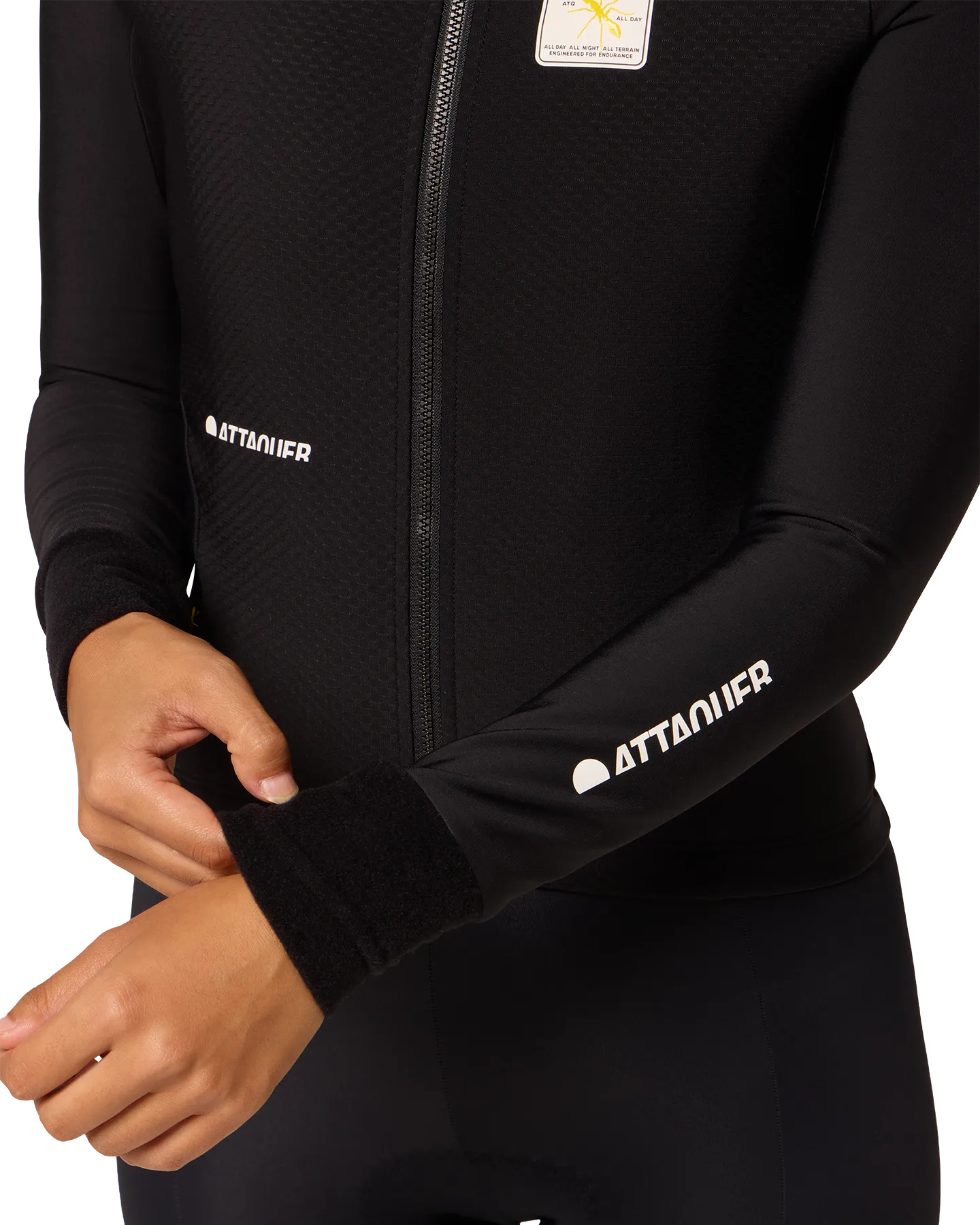 Womens All Day Winter Long Sleeved Jersey Black-Attaquer-Attaquer