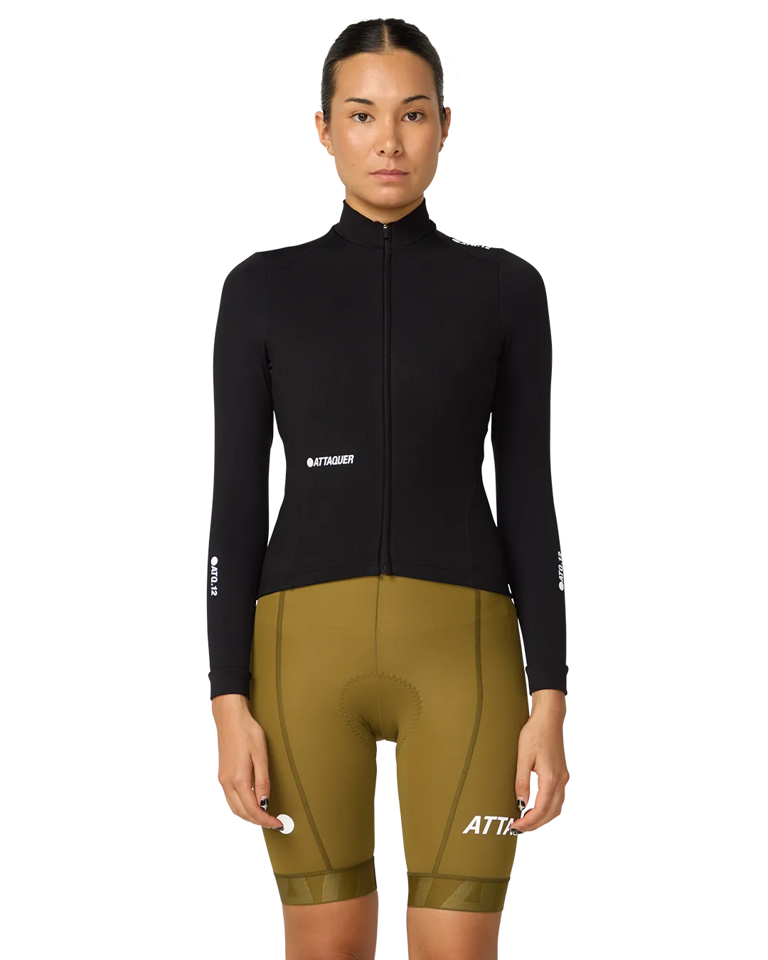 Womens All Day Winter Long Sleeved Jersey Black-Attaquer Dead Stock-Attaquer