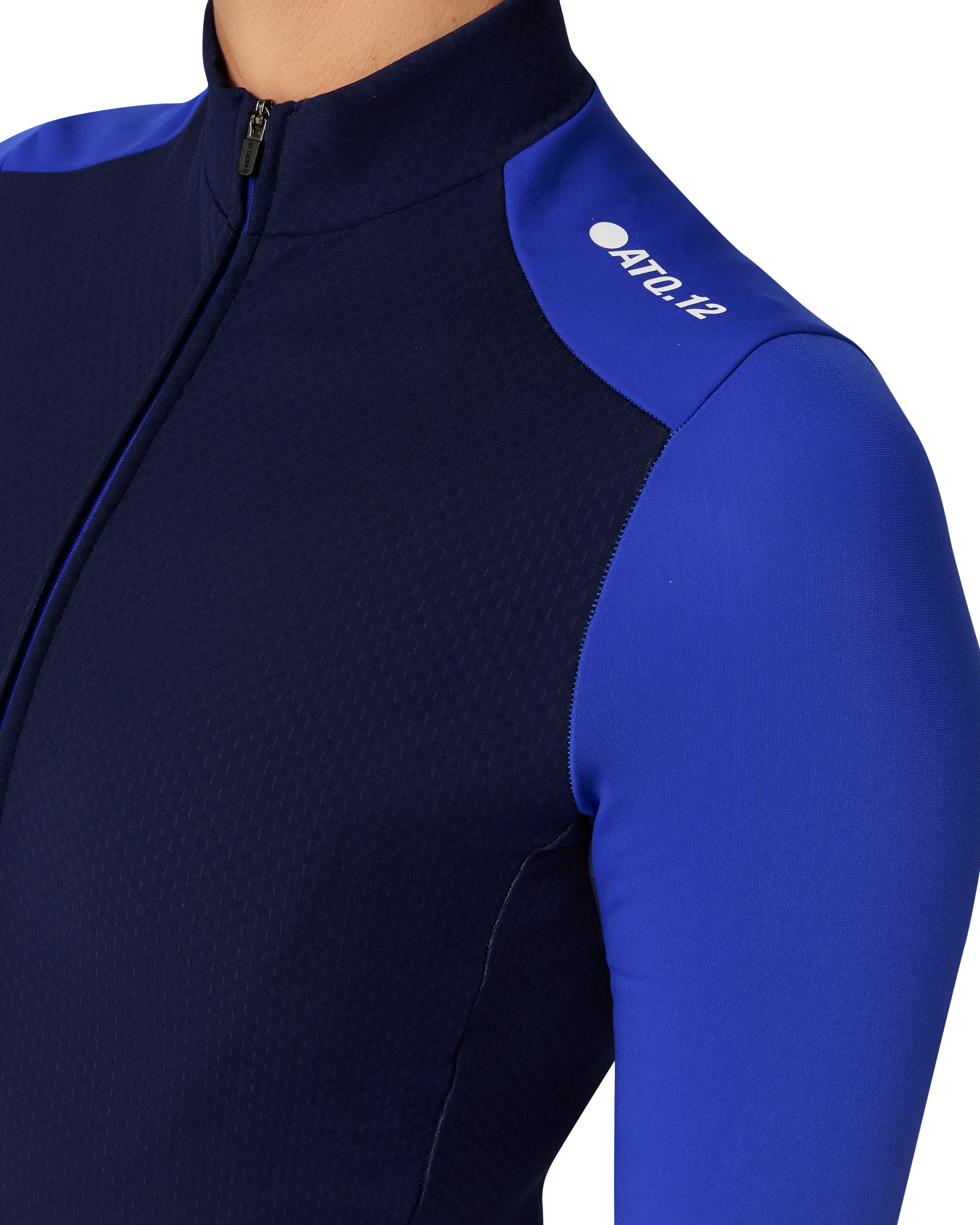 Womens All Day Winter Long Sleeved Jersey Navy/Fluro-Attaquer Dead Stock-Attaquer