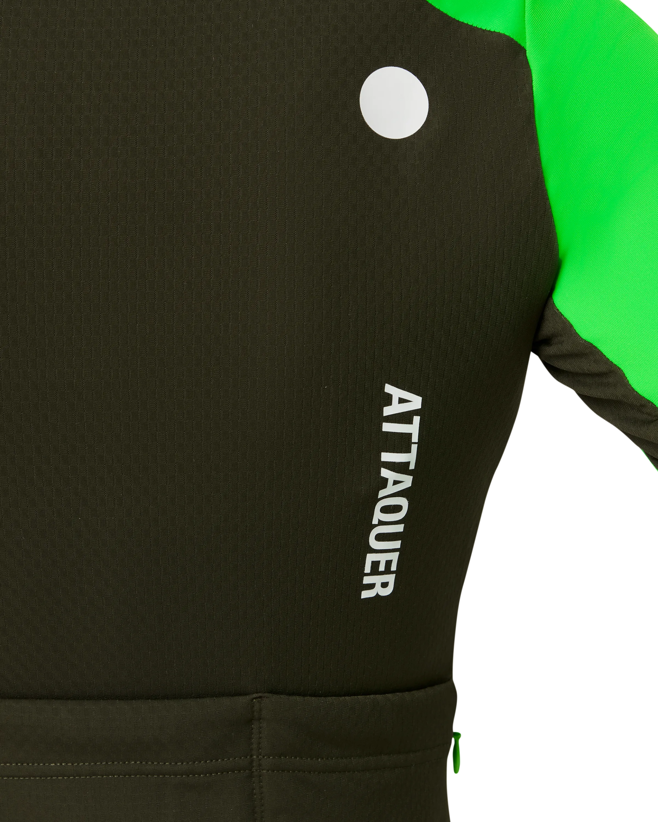 Womens All Day Winter Long Sleeved Jersey Pine/Fluro Green-Attaquer Dead Stock-Attaquer
