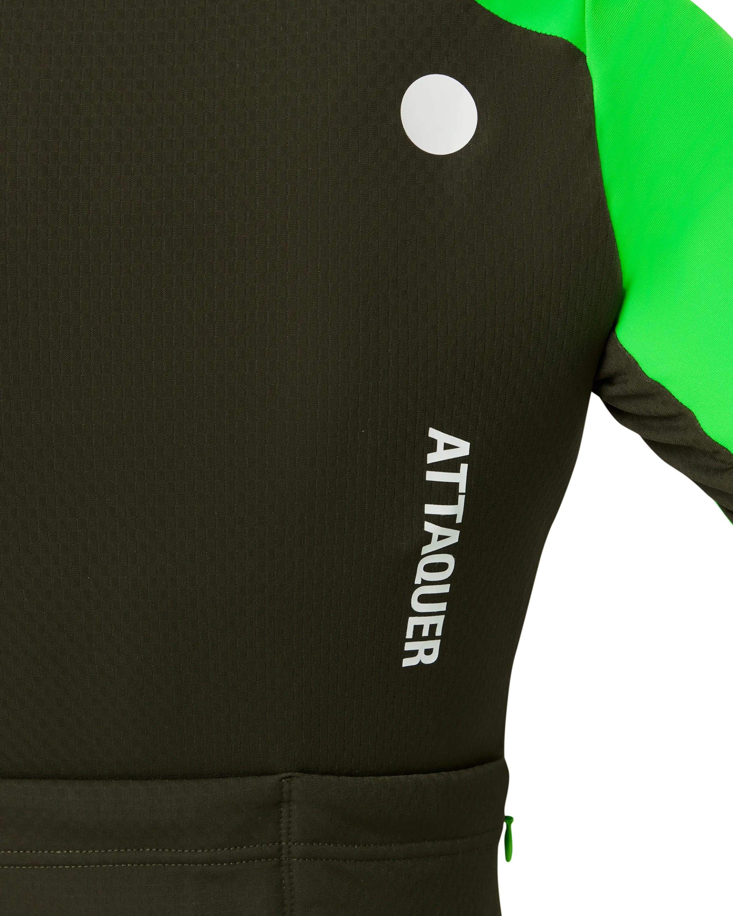Womens All Day Winter Long Sleeved Jersey Pine/Fluro Green-Attaquer Dead Stock-Attaquer