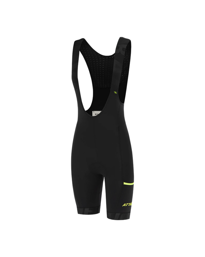 Womens Cargo Bib Black-Attaquer feature display pdp-hide