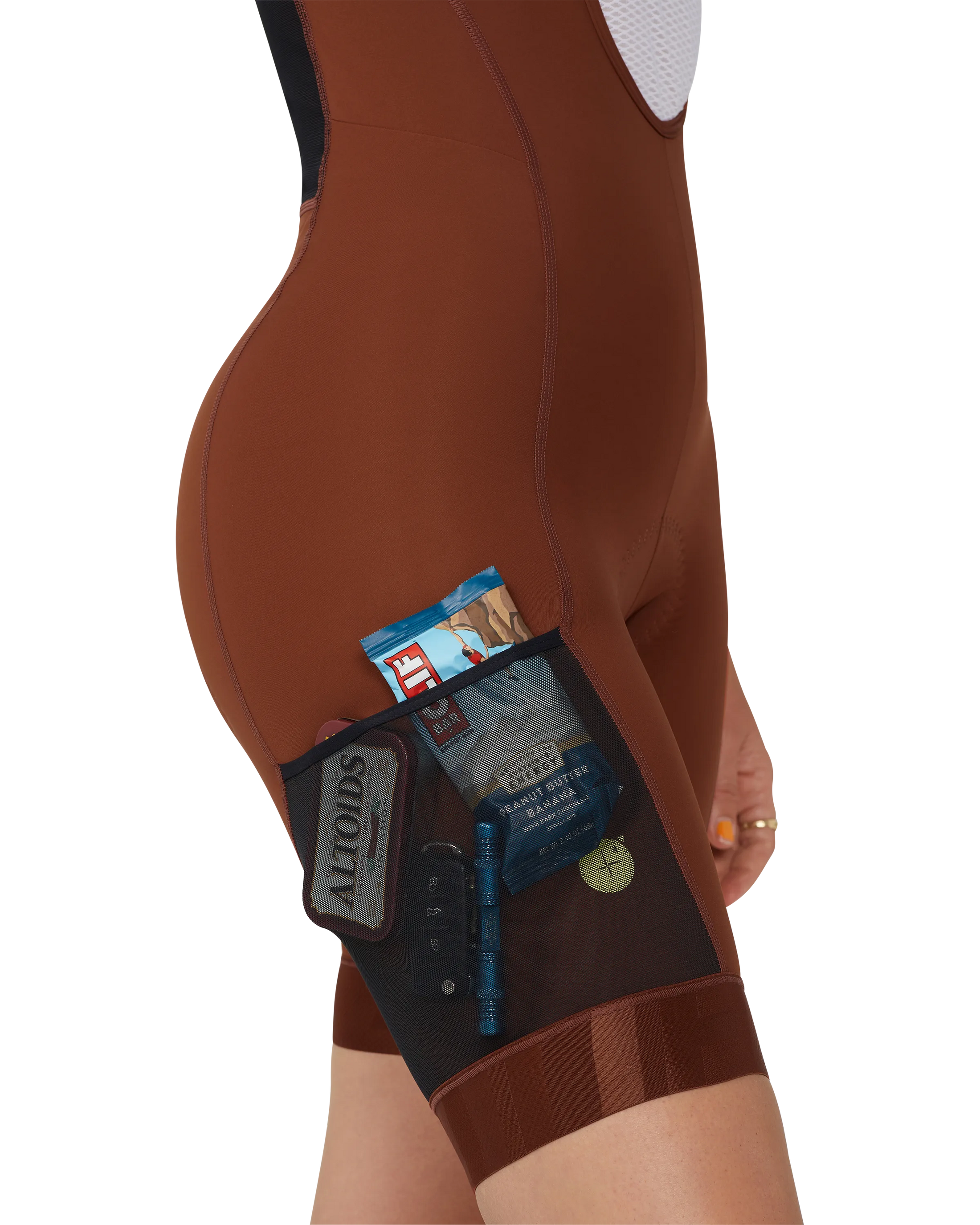 Womens Cargo Bib Burnt Orange-Attaquer Dead Stock-Attaquer