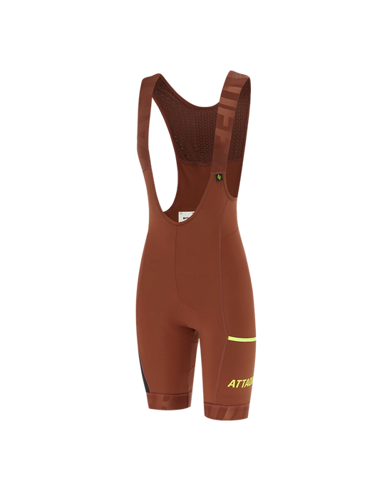 Womens Cargo Bib Burnt Orange